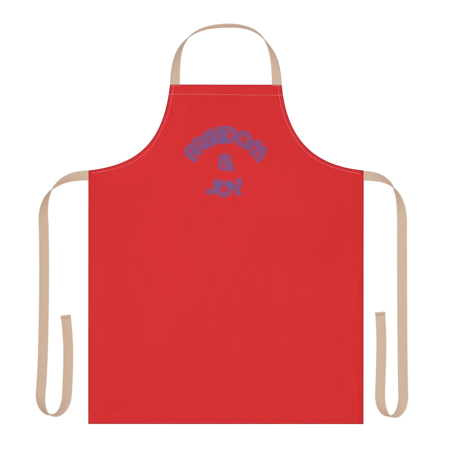 Freedom & Joy Red Unisex Chefs Apron