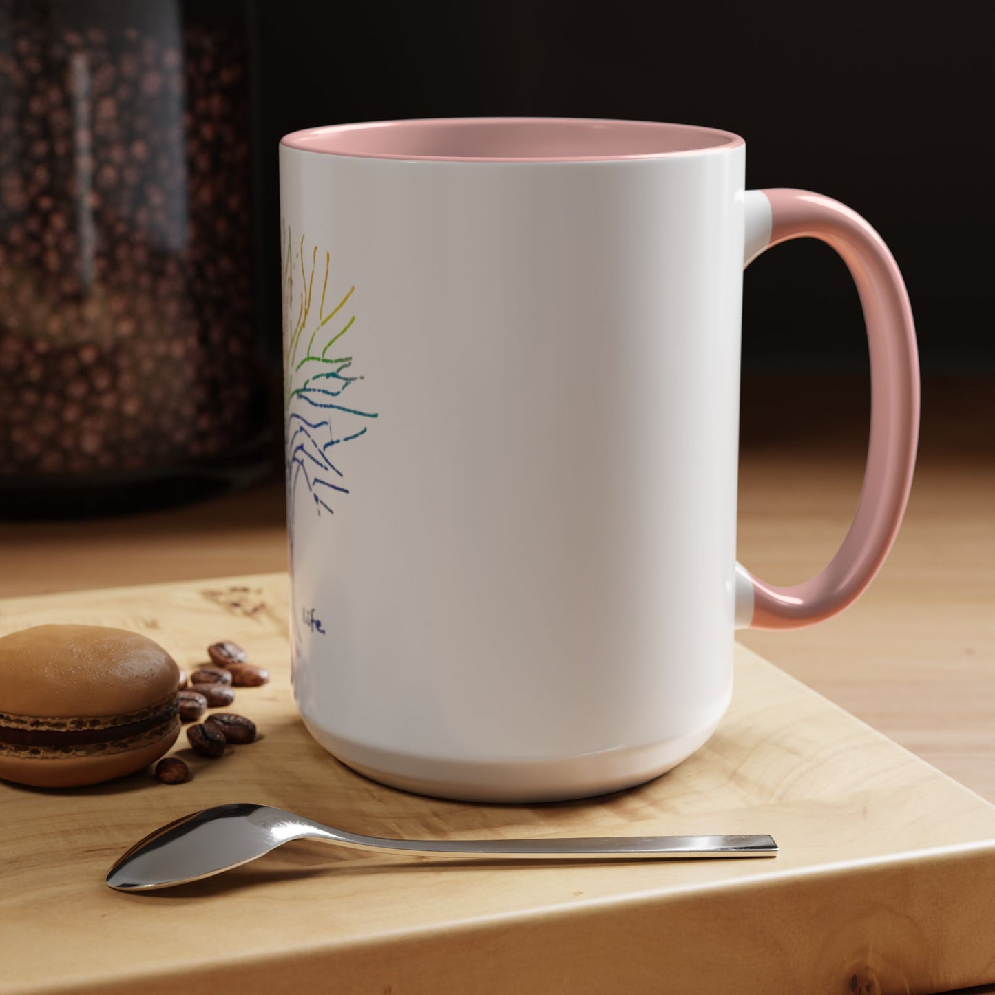 Rainbow Tree Coffee Mug, It’s Just Life