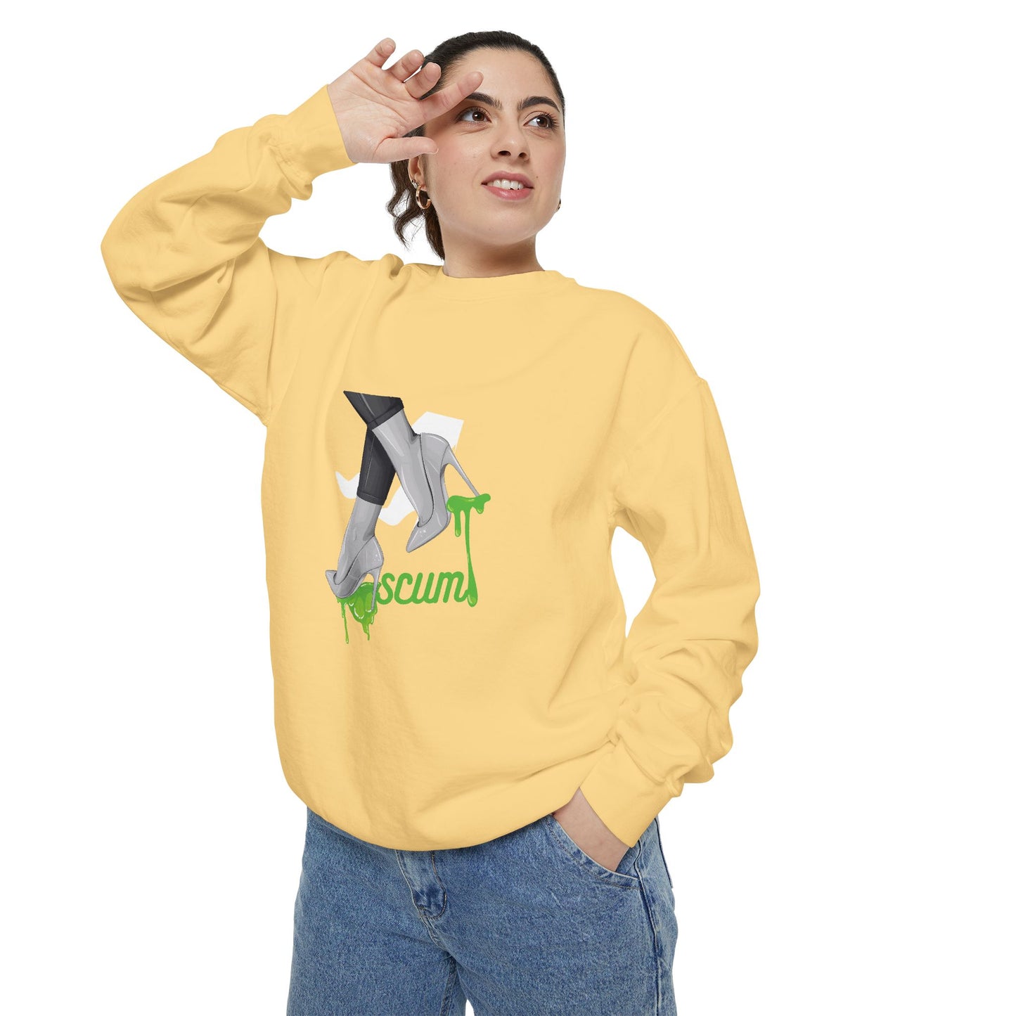 High Heels Dripping Scum Unisex Sweatshirt