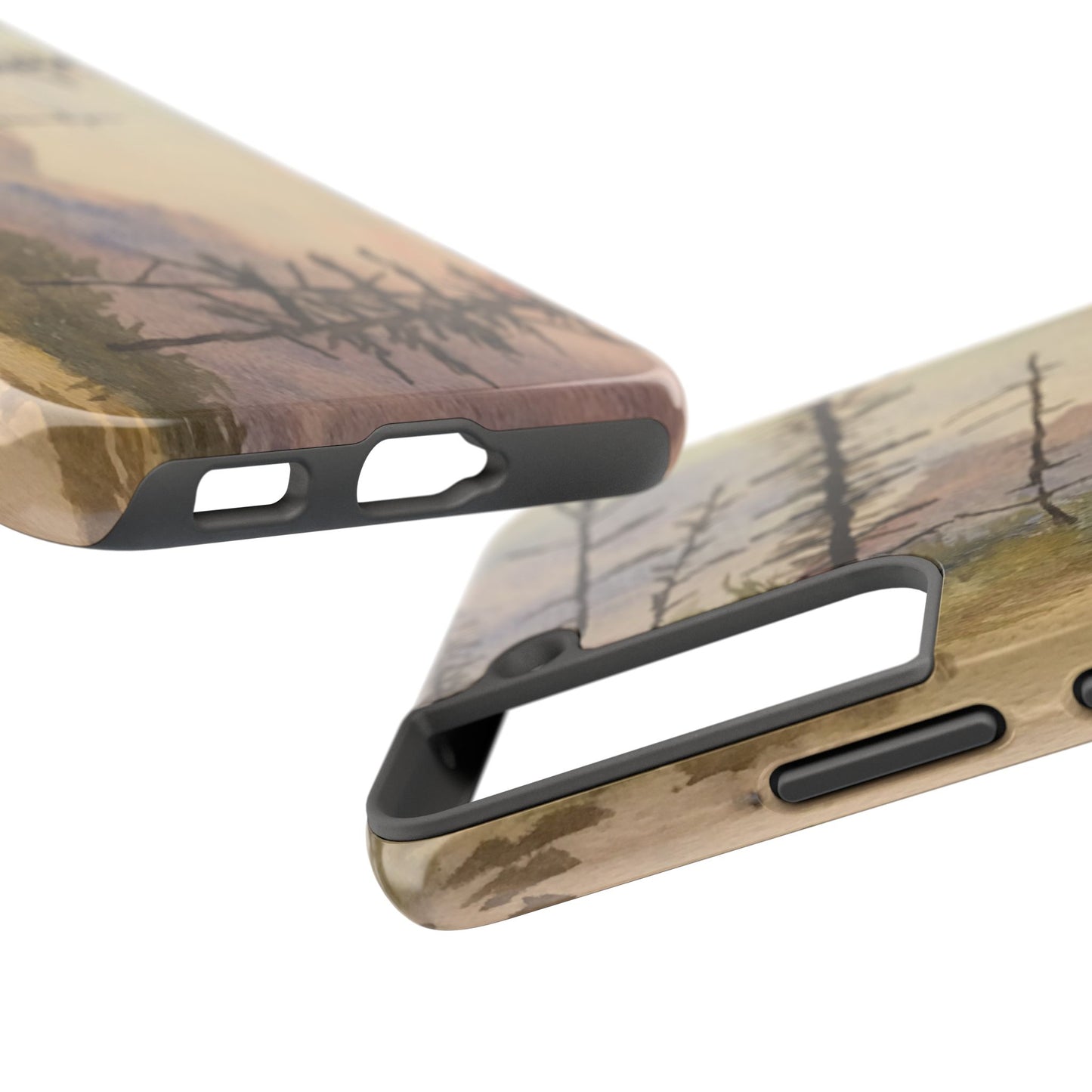 Glacier National Park After Fire Tough Phone Cases, iPhone & Samsung cases, wireless charging, mountains, nature, original artwork, gifts