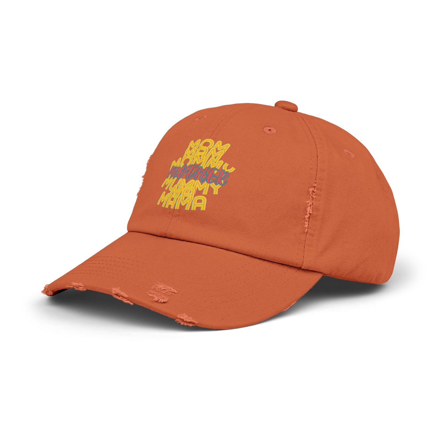 Mother Unisex Distressed Cap, Mom Mam Mommy Mummy Ma Mama, Mothers Day, Gift, Hats, Cotton Twill, Adjustable, Gifts for Women