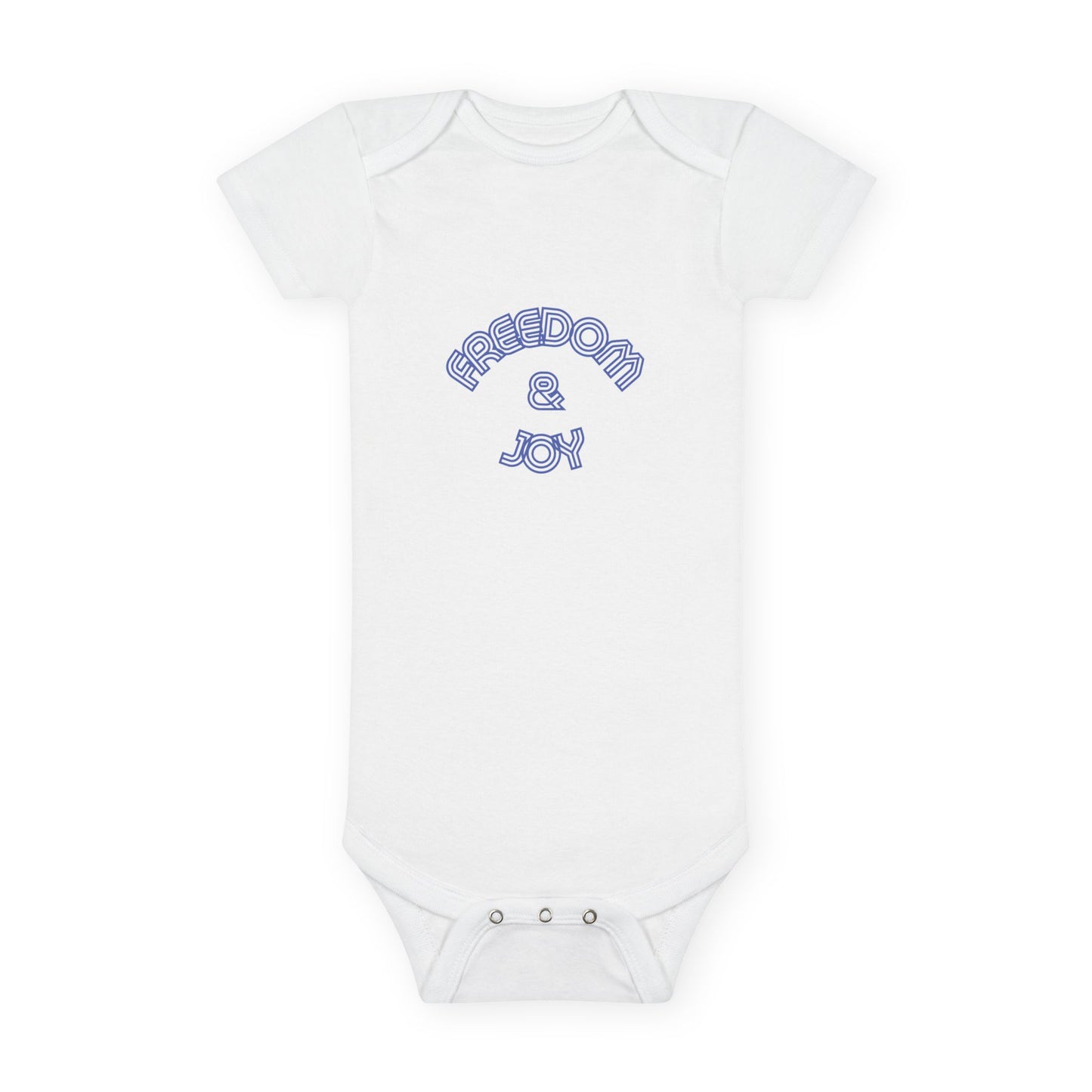 Freedom & Joy Onesie® Organic Baby Bodysuit, organic cotton, love, equality, gender neutral, gift, boys, girls, birthday, baby shower