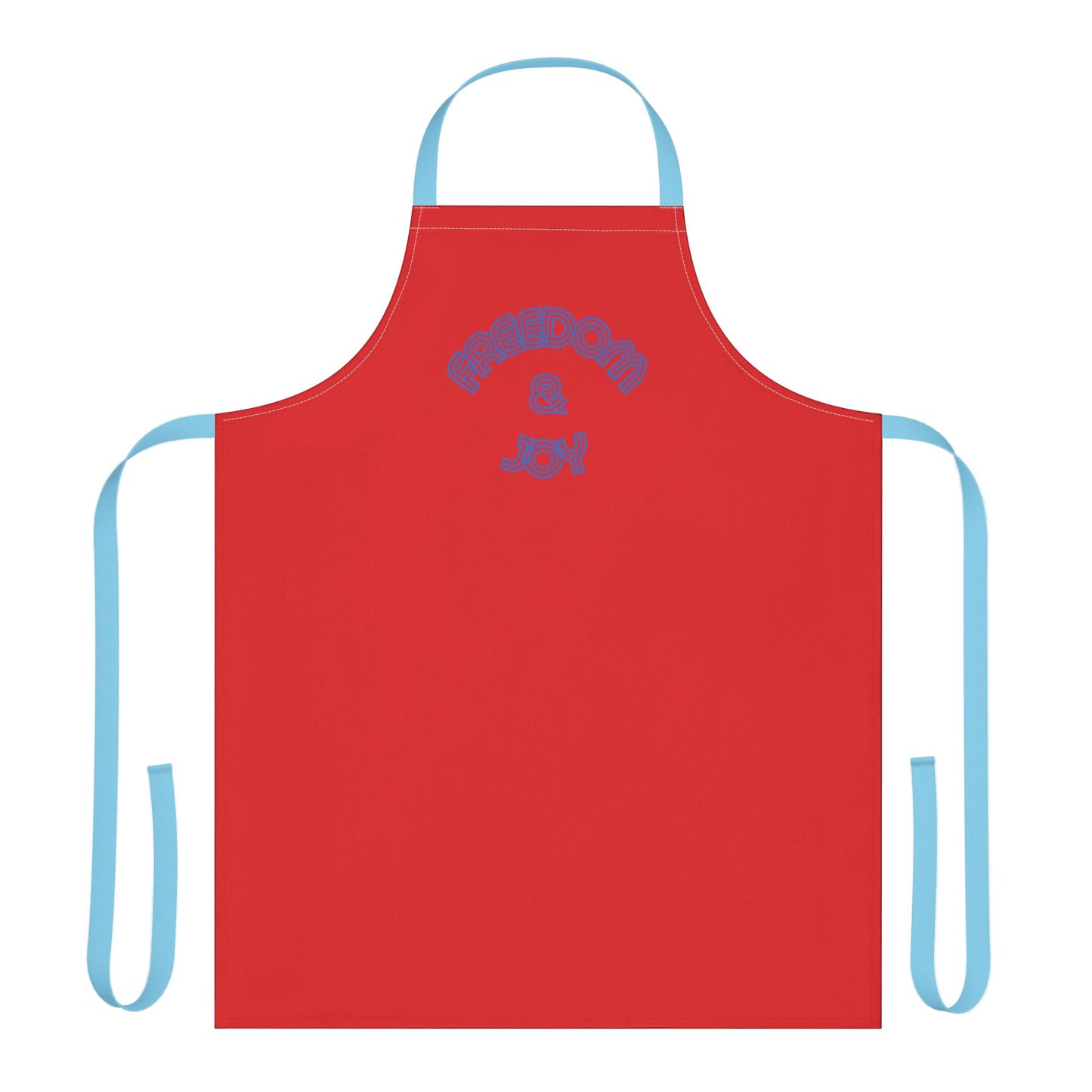Freedom & Joy Red Unisex Chefs Apron