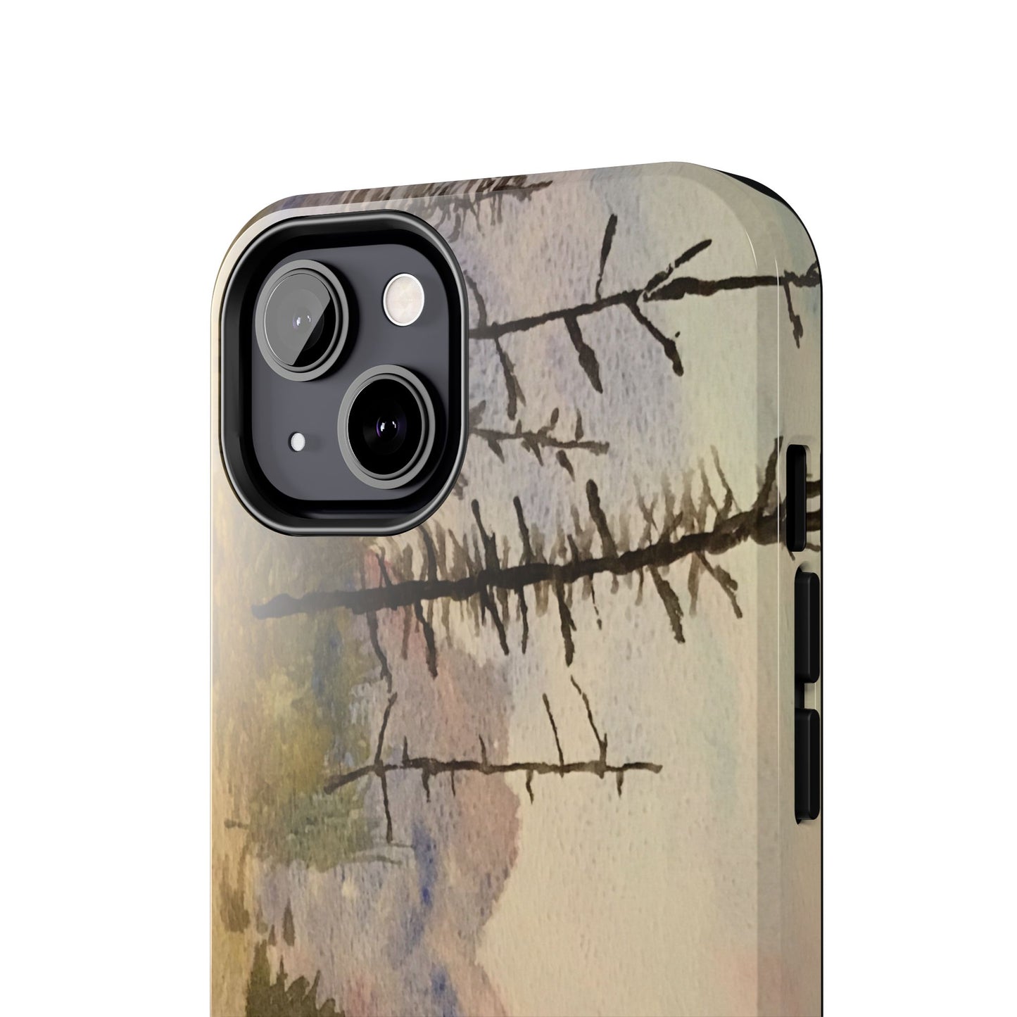 Glacier National Park After Fire Tough Phone Cases, iPhone & Samsung cases, wireless charging, mountains, nature, original artwork, gifts