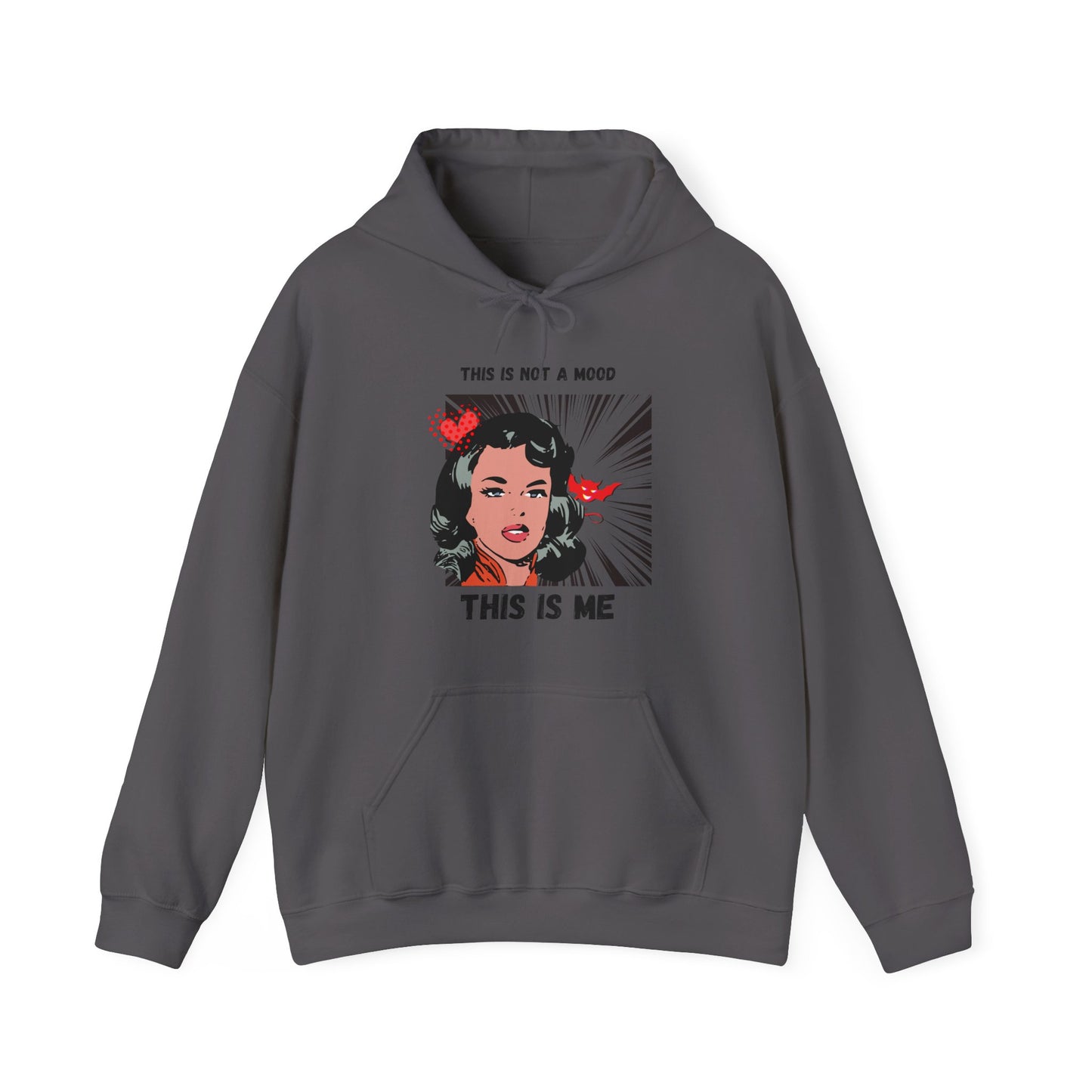 This Is Not A Mood Unisex Heavy Blend™ Hooded Sweatshirt, funny shirts, hoodies, gifts for women, graphic, personality, witty, sarcastic