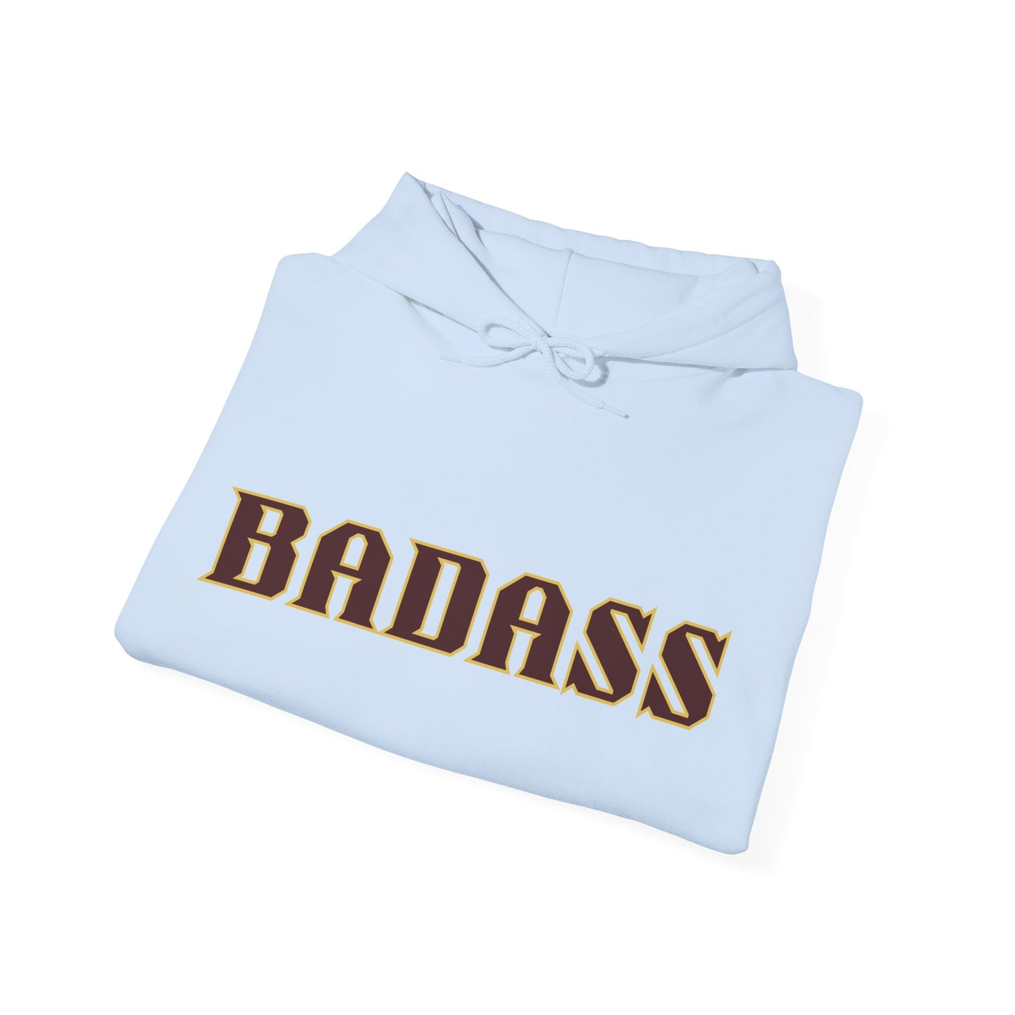 Badass Unisex Heavy Blend™ Hooded Sweatshirt, funny, strong, hoodies, gifts for friends, gender neutral, personality, attitude, warm, soft