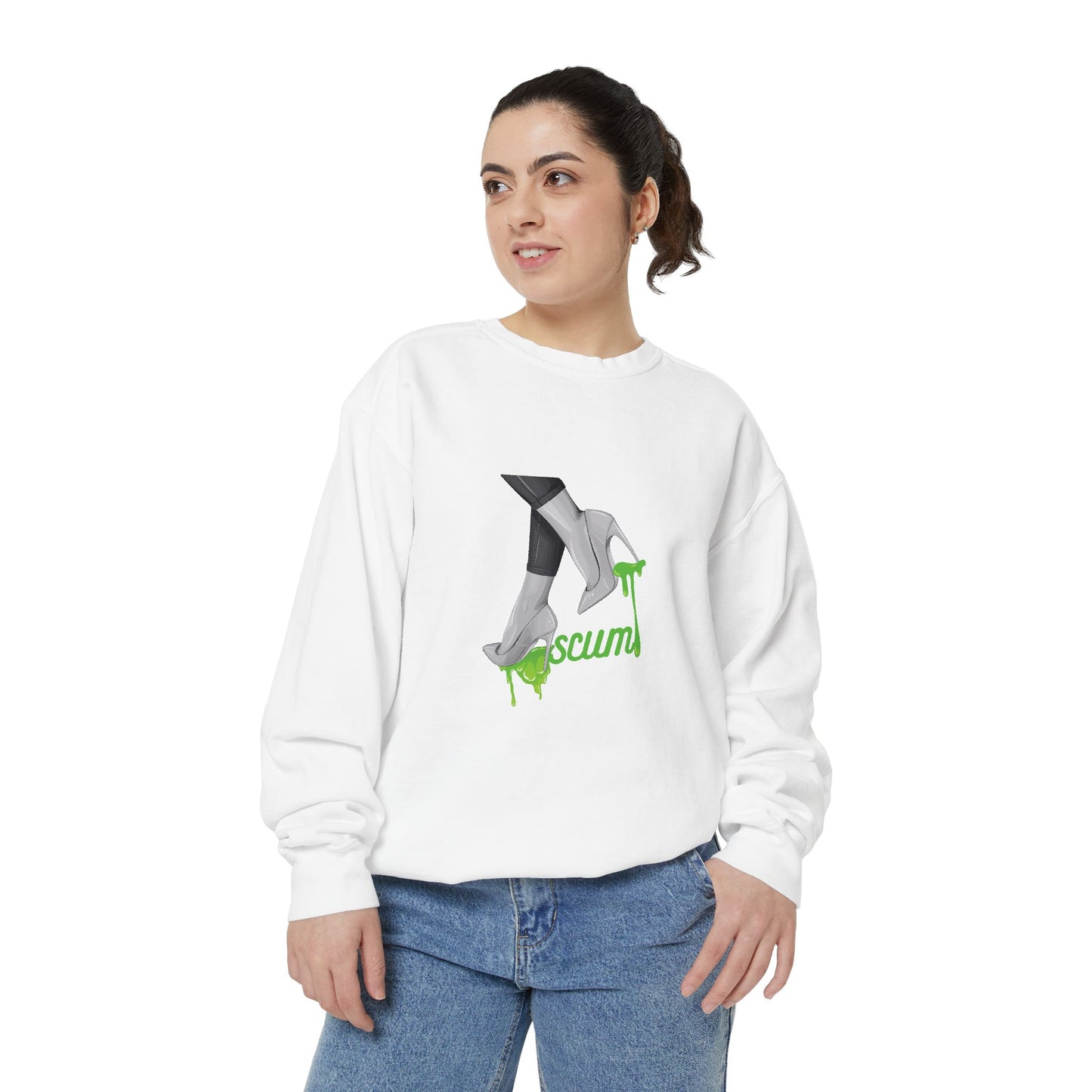 High Heels Dripping Scum Unisex Sweatshirt