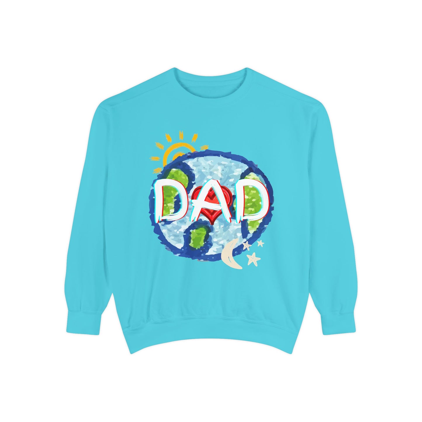 Dad's World Graphic Unisex Sweatshirt for Father's Day