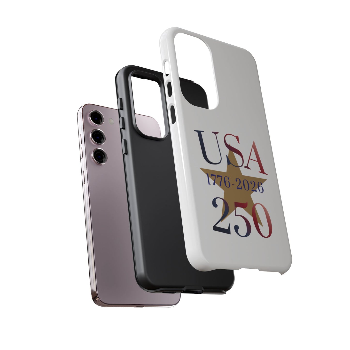 USA 250 Phone Case — 1776–2026 Bicentennial Celebration Protective Case