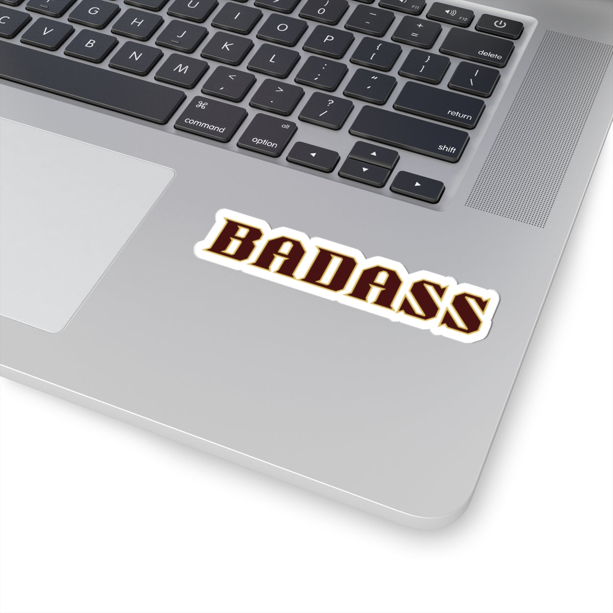 Badass Kiss-Cut Stickers, Cool Laptop Decal, Waterproof Vinyl Sticker, Trendy Phone Sticker, Unique Water Bottle Sticker, Edgy Car Decal