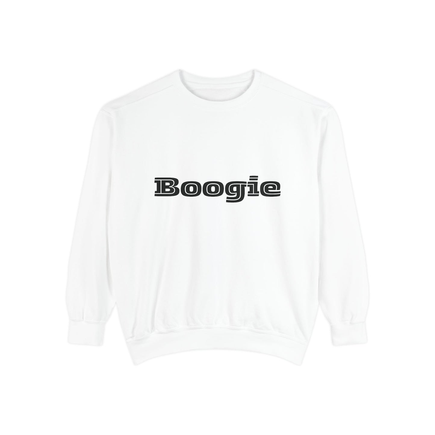 Boogie Sweatshirt - Dance Birthday Christmas Gift - Unisex Garment-Dyed