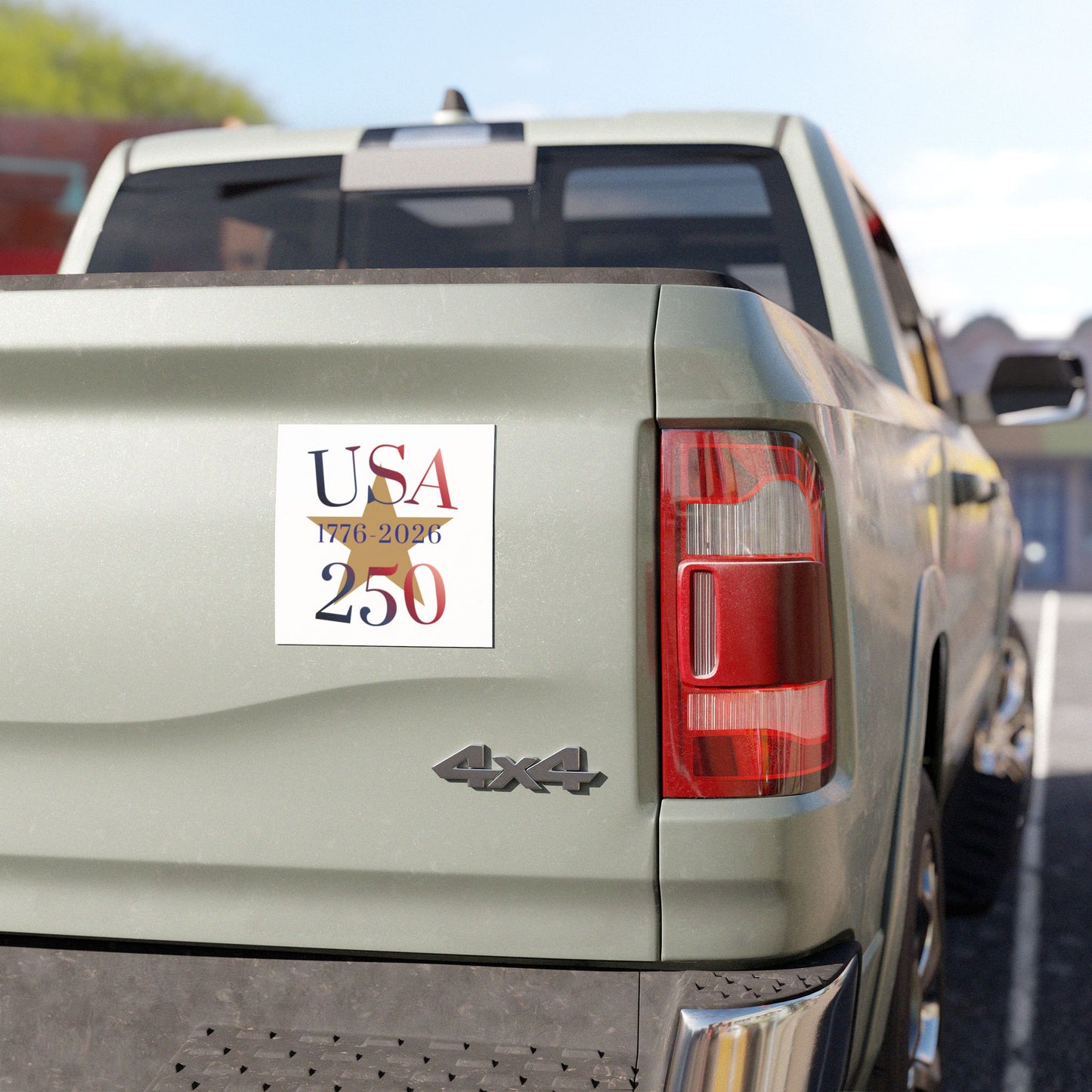 USA 250 Car Magnet – 1776-2026 Patriotic Anniversary Magnet