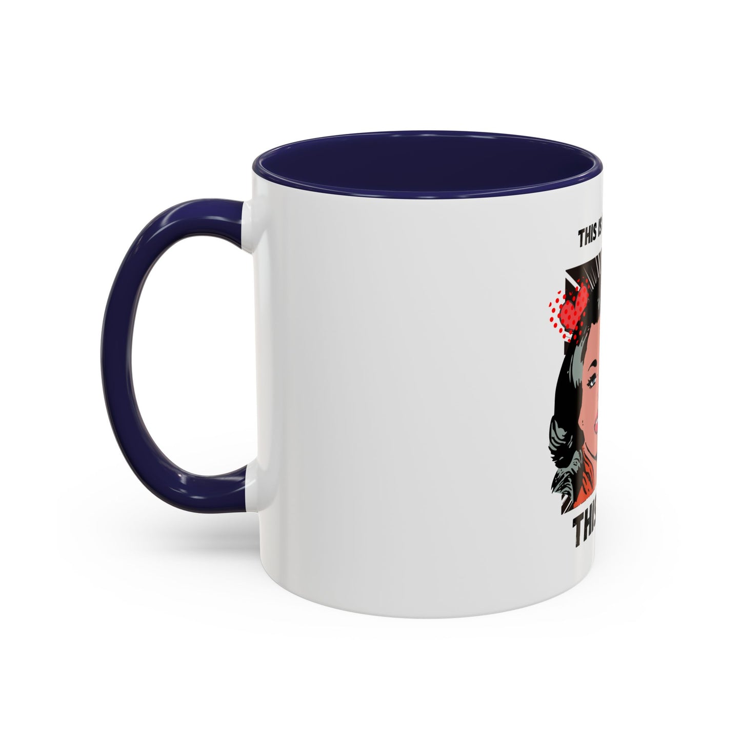 This Is Not A Mood Funny Coffee Mug -Gifts For Women, Friends, Ceramic, BPA-Free