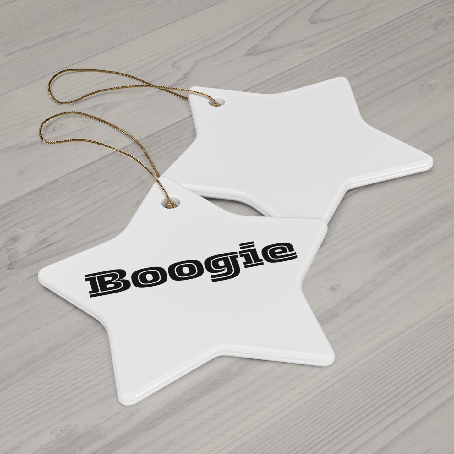 Boogie White & Black Hanging Ornament, dance, decor, Circle Snowflake Heart Star, Holiday Gifts all ages Christmas men women teens friends