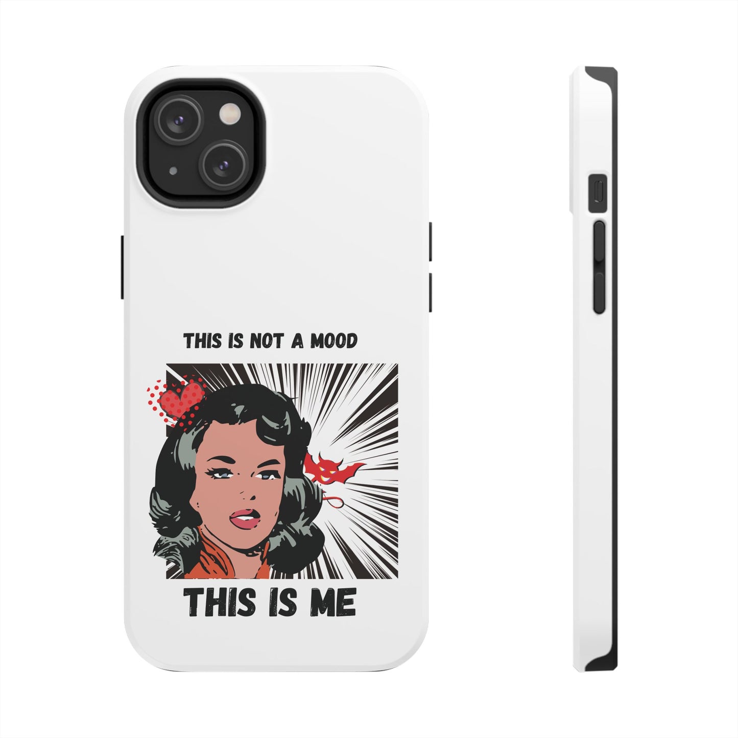 This is Not a Mood Tough Phone Cases, iPhone & Samsung cases, wireless charging, attitude, snarky, fun, gifts for women, gifts for friends