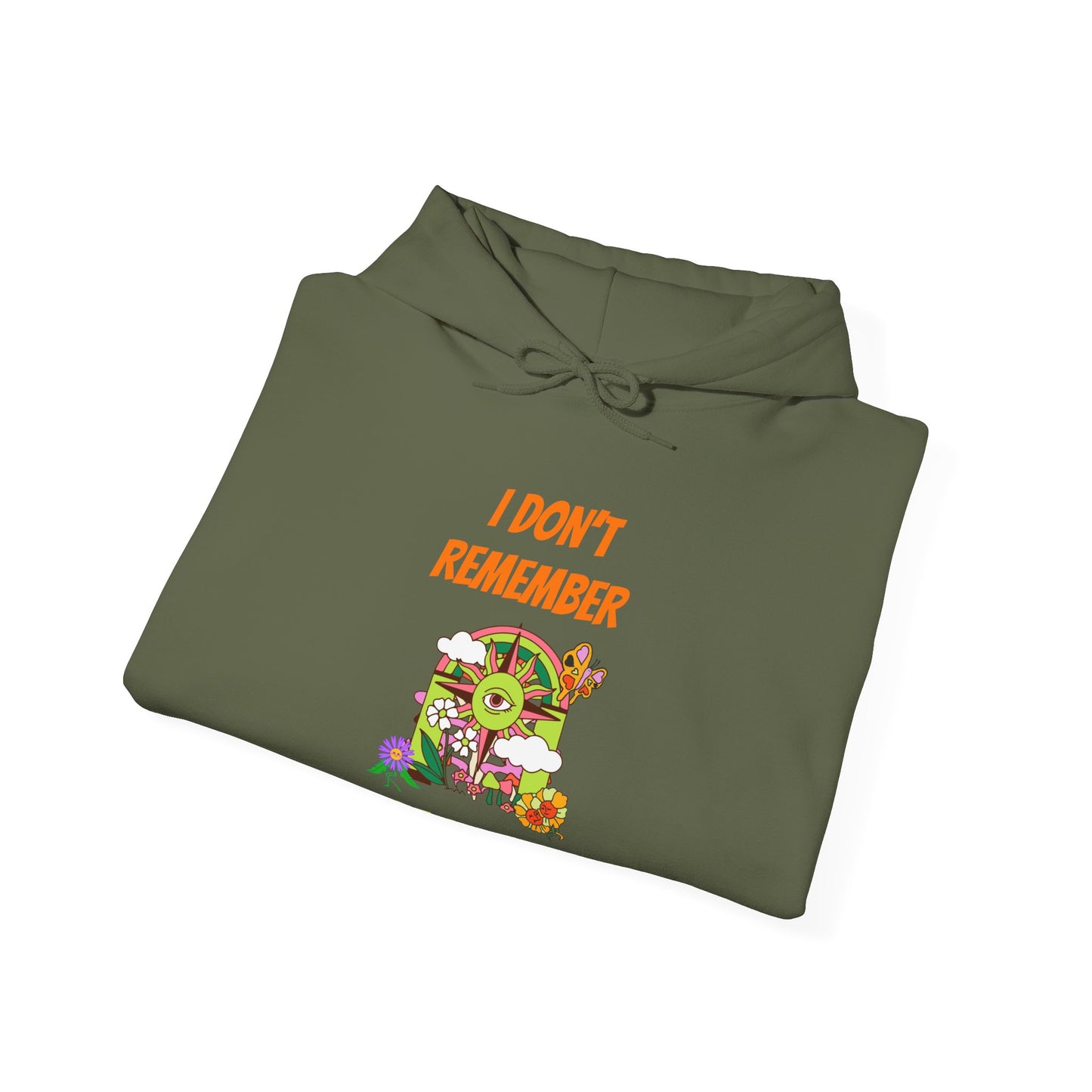 I Dont Remember Spacing Out Unisex Heavy Blend™ Hooded Sweatshirt, funny shirts, hoodies, gifts for friends, gender neutral, graphic art