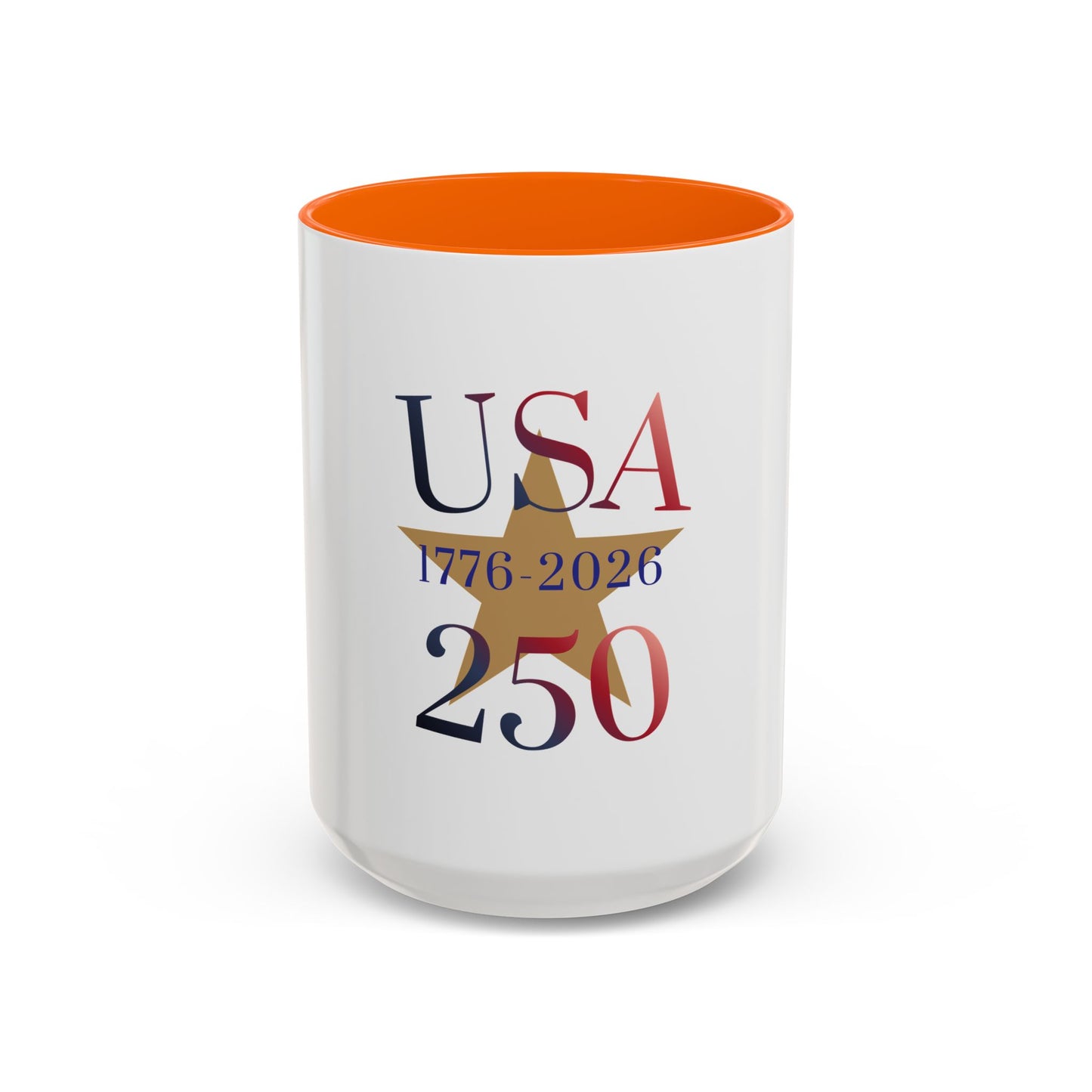 USA 250th Anniversary 1776 Accent Coffee Mug (11/15 oz)