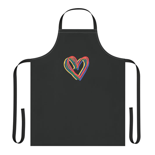 Rainbow Hearts Apron