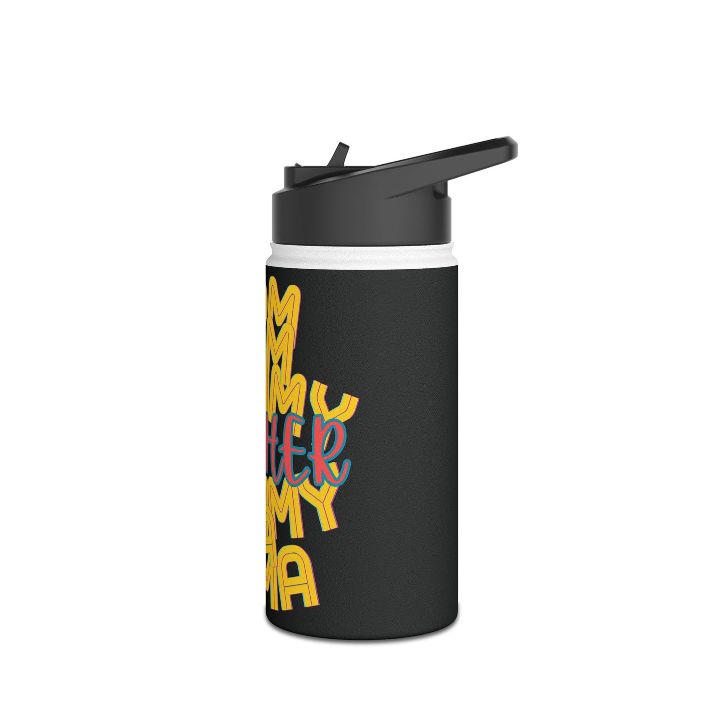 Mother Stainless Steel Water Bottle, Mom Mommy Ma Mam Mama Mummy, Love, Mothers Day, Gifts for Women, Exercise, Eco Friendly, Gender Neutral