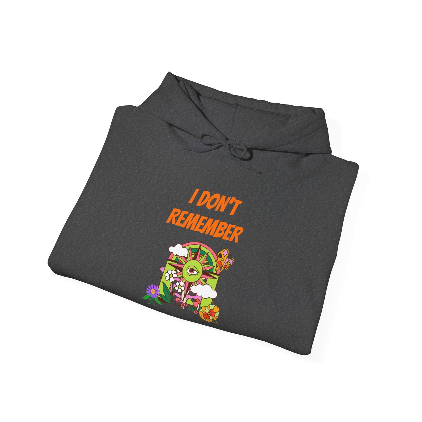 I Dont Remember Spacing Out Unisex Heavy Blend™ Hooded Sweatshirt, funny shirts, hoodies, gifts for friends, gender neutral, graphic art