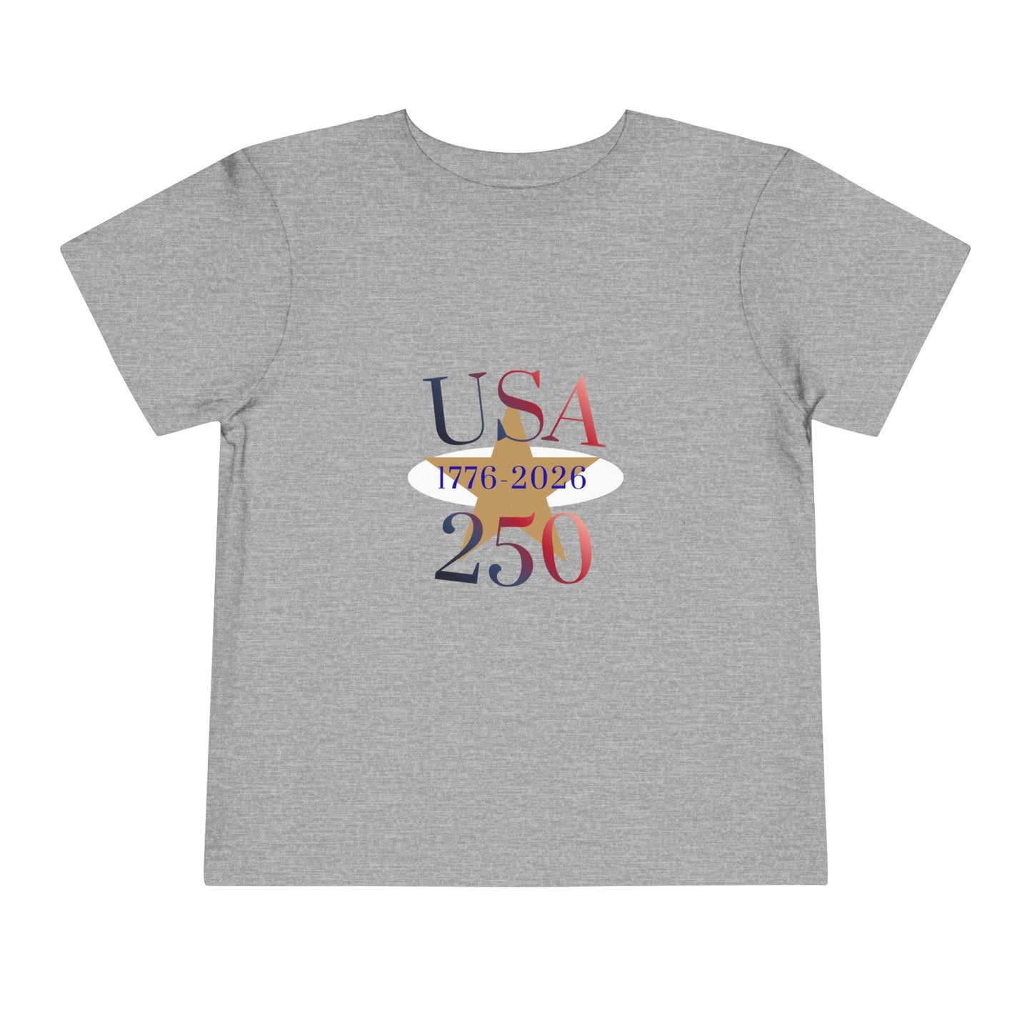 Toddler Tee - USA 250 1776-2026 Patriotic Independence Day Shirt
