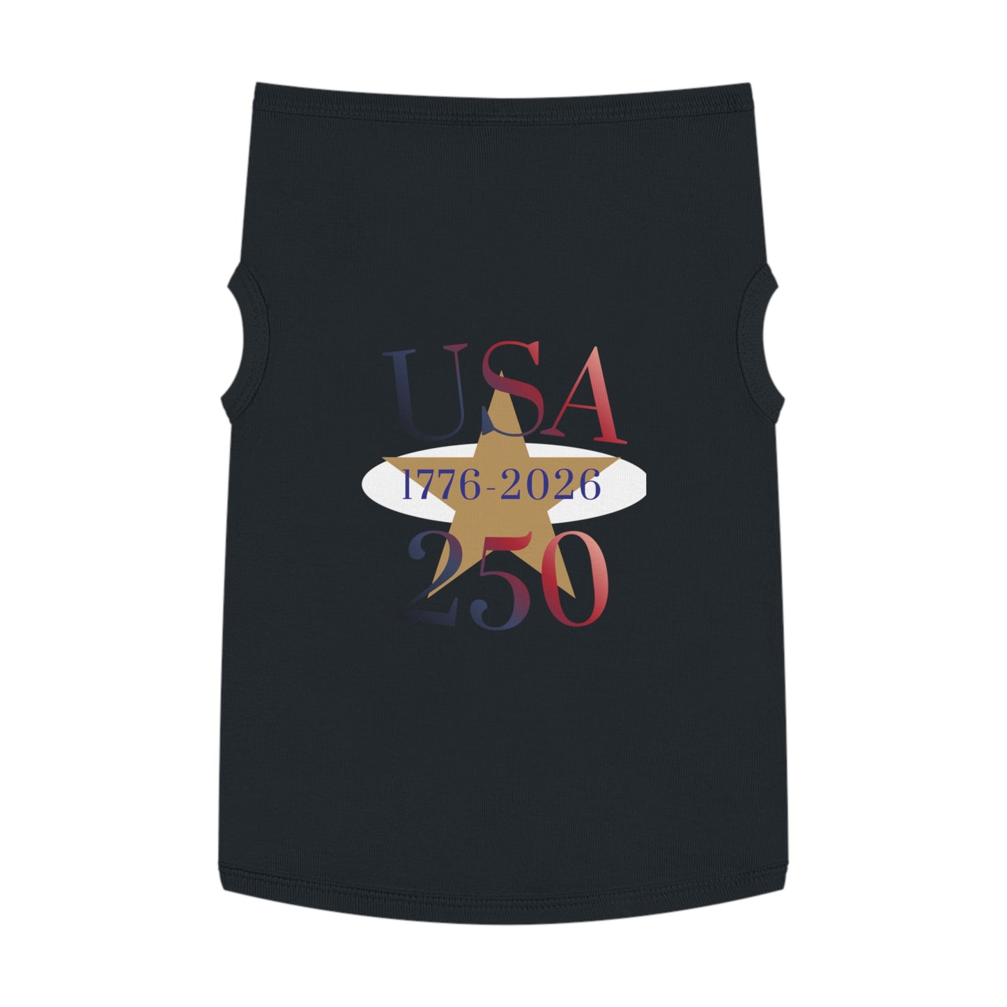 USA 250 Pet Tank Top — Patriotic Fourth of July Shirt