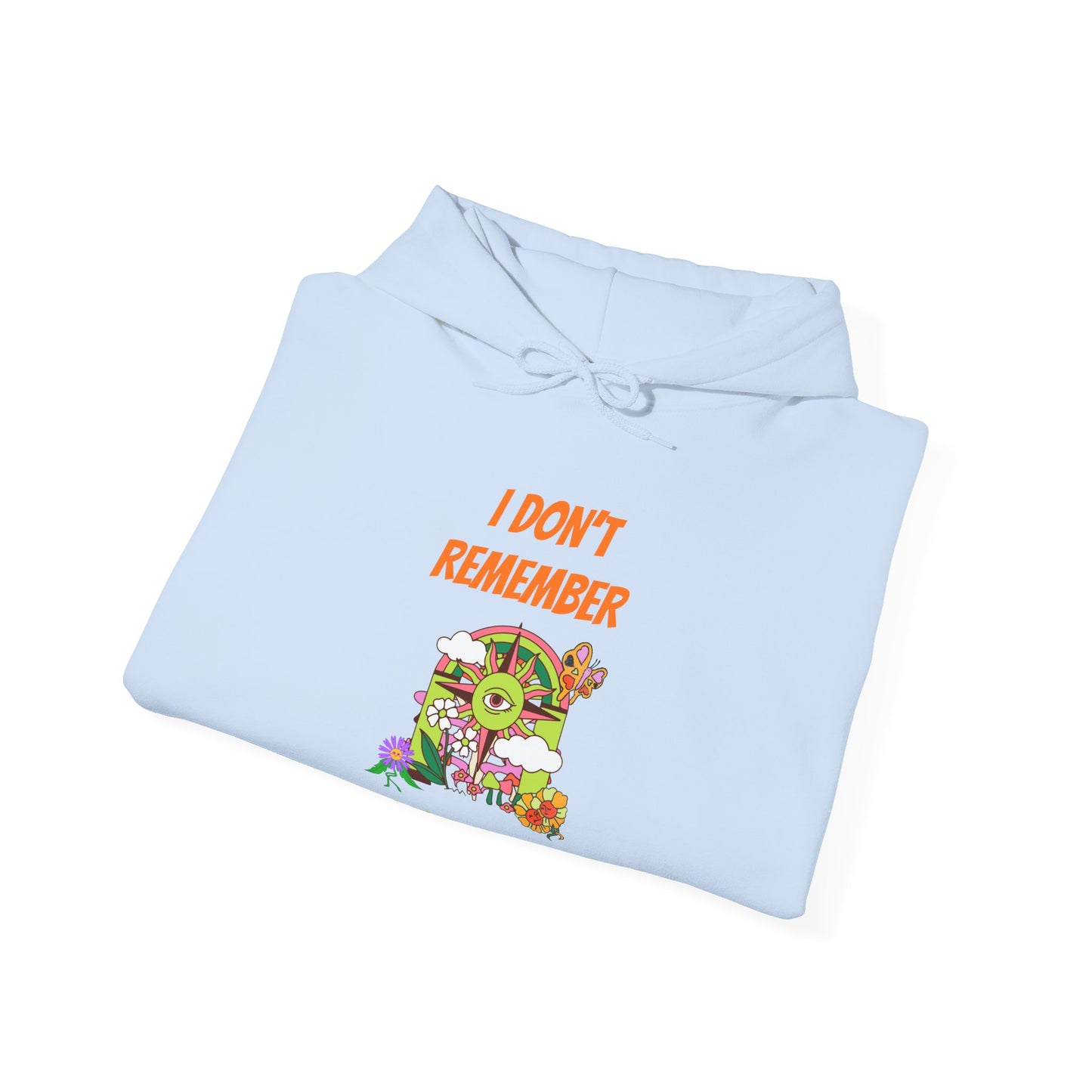 I Dont Remember Spacing Out Unisex Heavy Blend™ Hooded Sweatshirt, funny shirts, hoodies, gifts for friends, gender neutral, graphic art