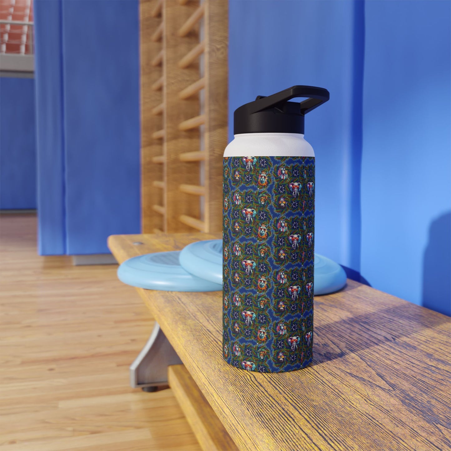 Water Bottle, Wild & Cool Creatures Design, BPA-Free, Eco-Friendly, Kids Gift