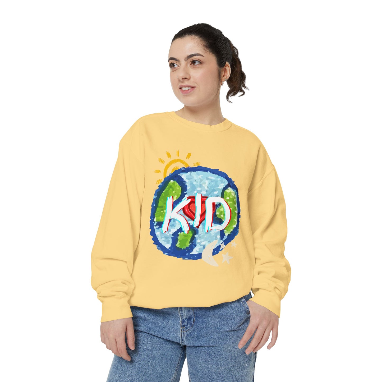 Kid World Graphic Unisex Sweatshirt