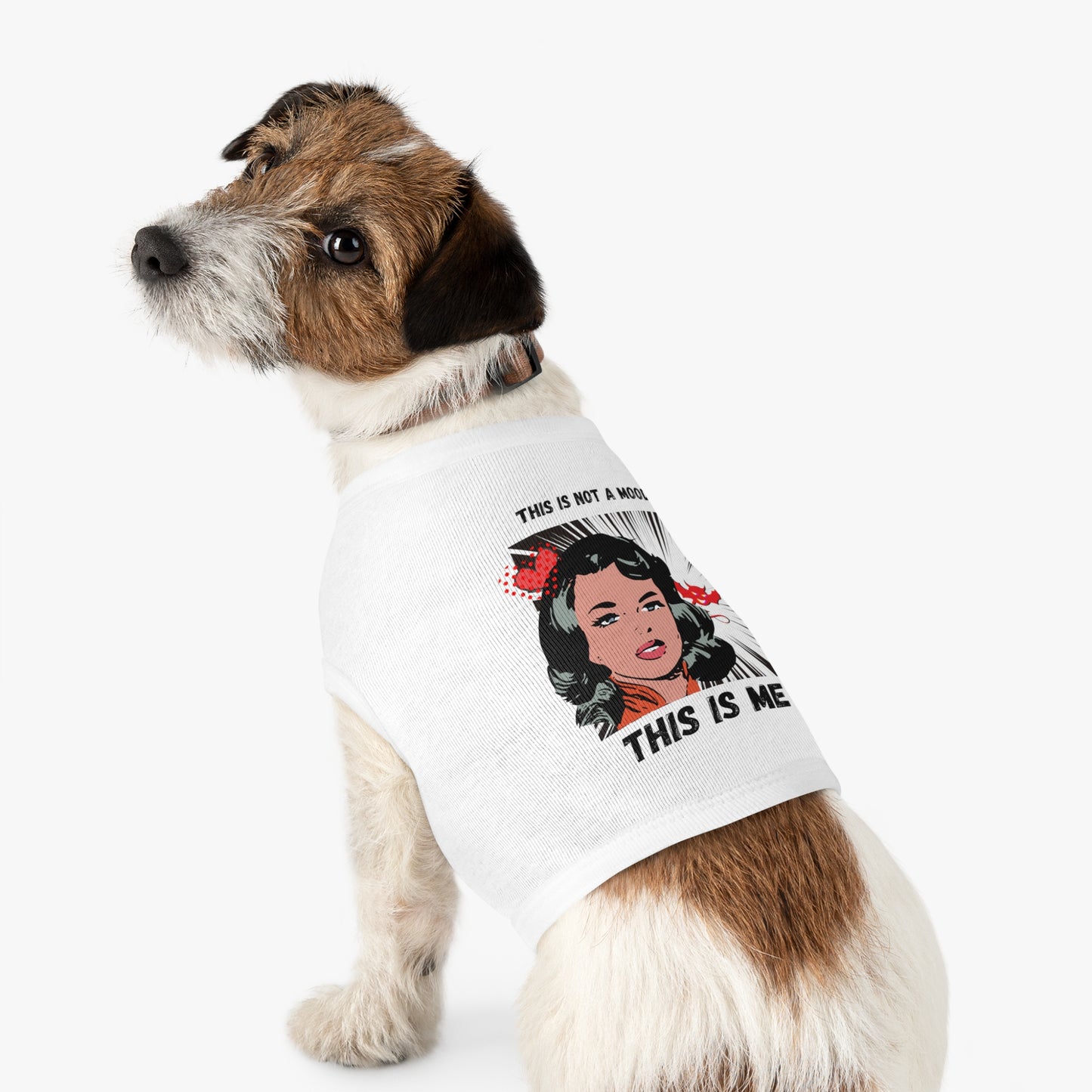 This Is Not A Mood Pet Tank Top, funny dog clothes, gifts, sarcastic, pet fashions, attitude, cotton, dog shirts, cat shirts