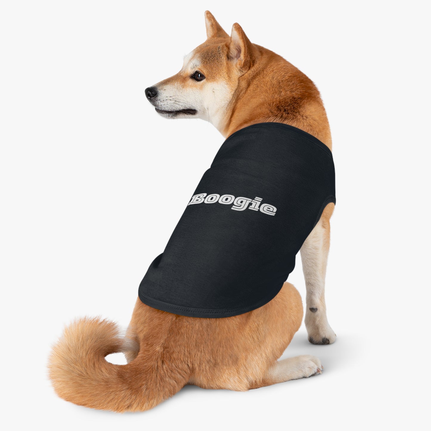 Boogie Black Pet Tank Top, pet shirts, pet clothes, funny dog clothes, gifts, pet fashions, attitude, dog shirts, cat shirts, pet shirts