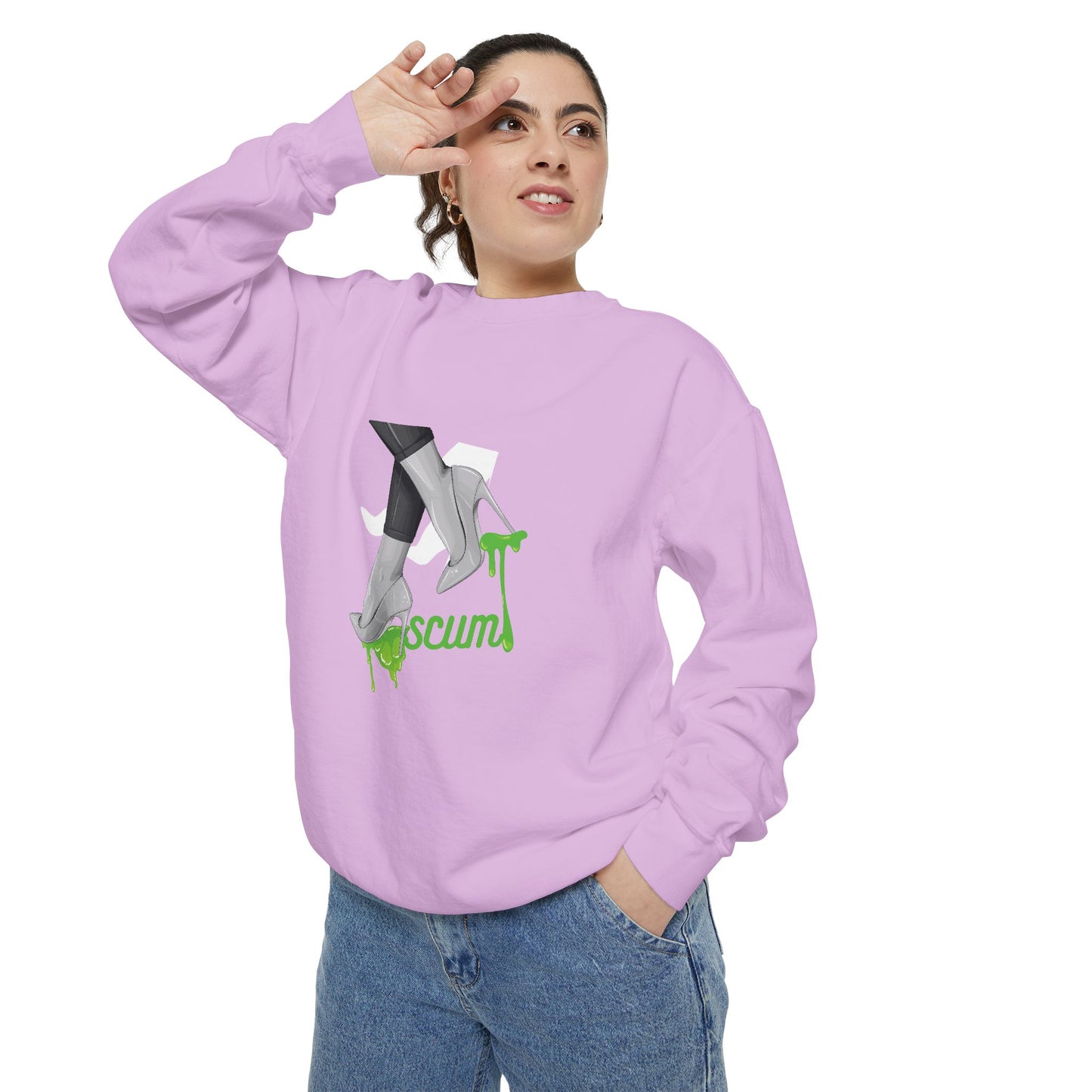 High Heels Dripping Scum Unisex Sweatshirt