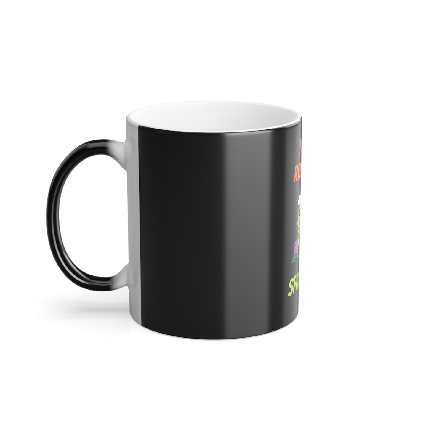I Dont Remember Spacing Out Color Morphing Mug 11oz - Graphic Artwork Coffee Cup Gifts Funny Friends Men Women Teens