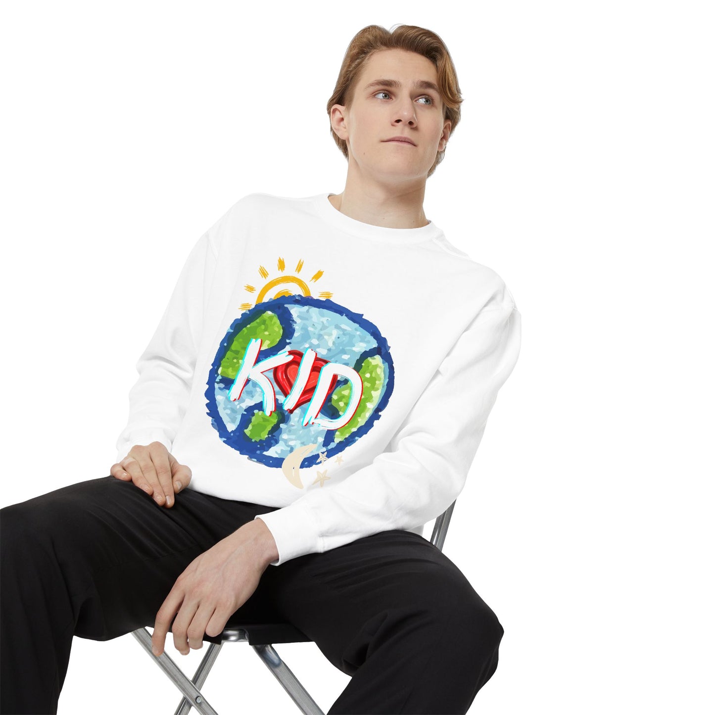 Kid World Graphic Unisex Sweatshirt