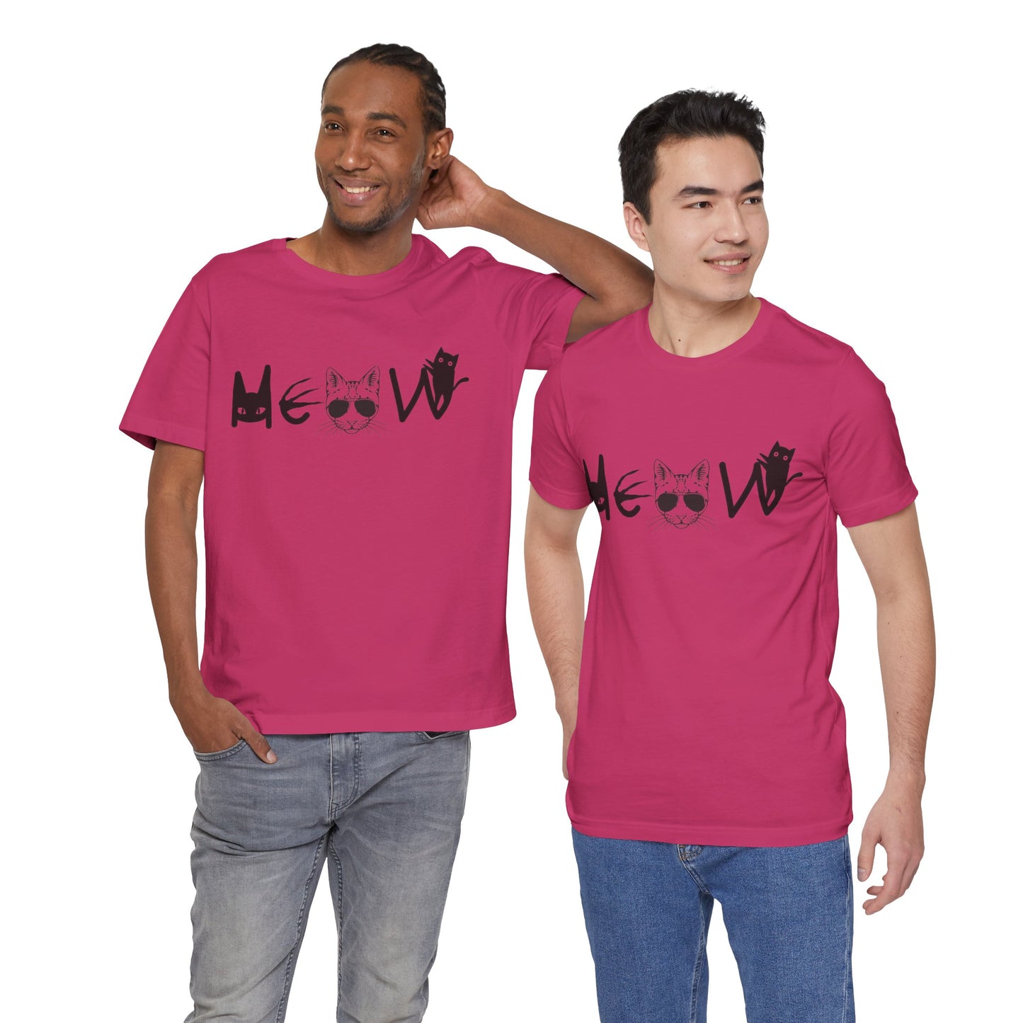 Meow Unisex Tee - Cats, Sassy, Fun Shirt for Halloween or Election Gift