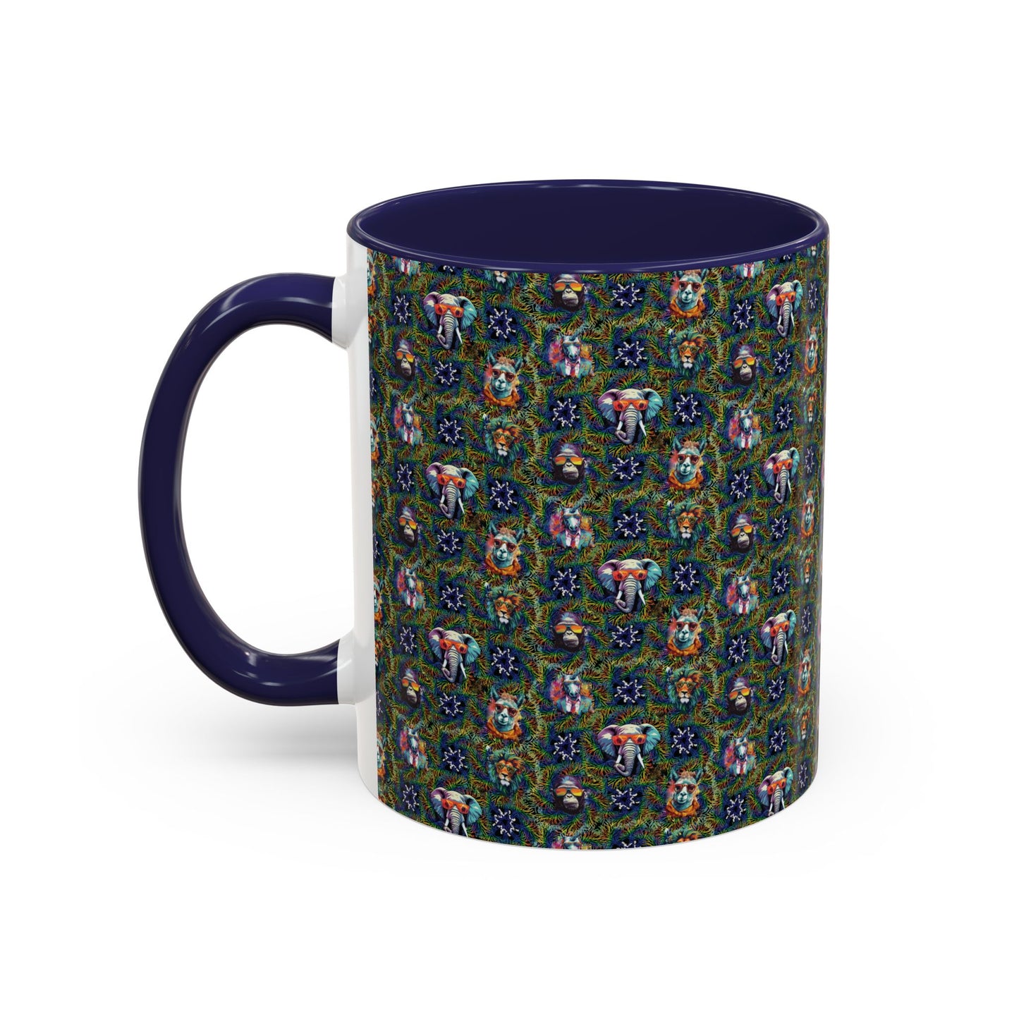 Wild & Cool Creatures Coffee Mug, Tea Cup, 5 Colors, Ceramic, BPA-Free, Gift Mom Dad Teen Kid Friend Coworker Birthday Christmas Cheap Gift