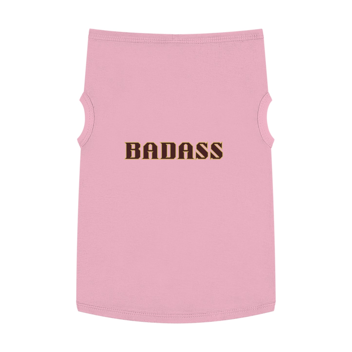 Badass Pet Tank Top, funny, snarky, attitude, bold, dog clothes, gifts, pet fashions, furry friends, cotton, dog shirts, cat shirts