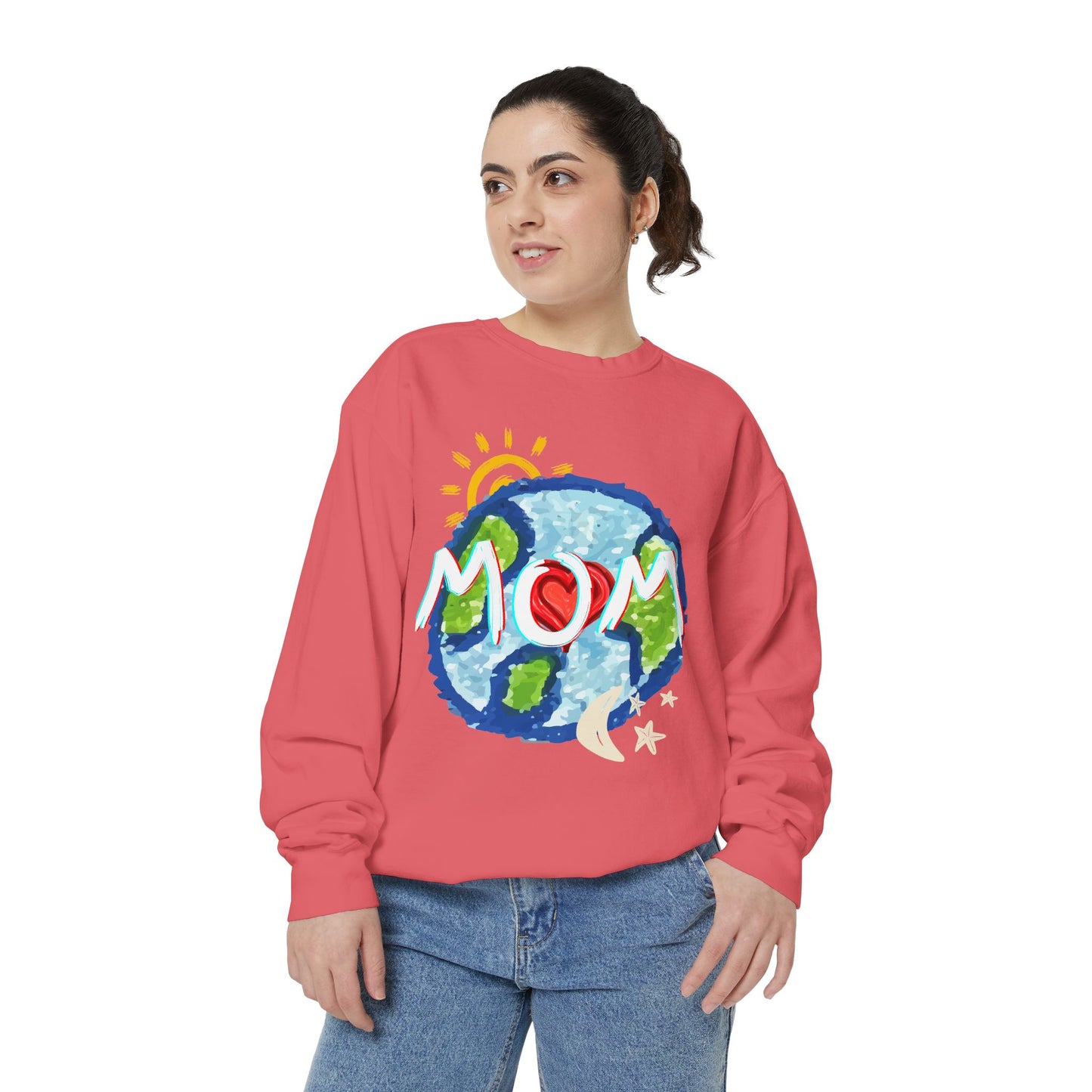 Mom’s World Graphic Unisex Sweatshirt for Mother’s Day