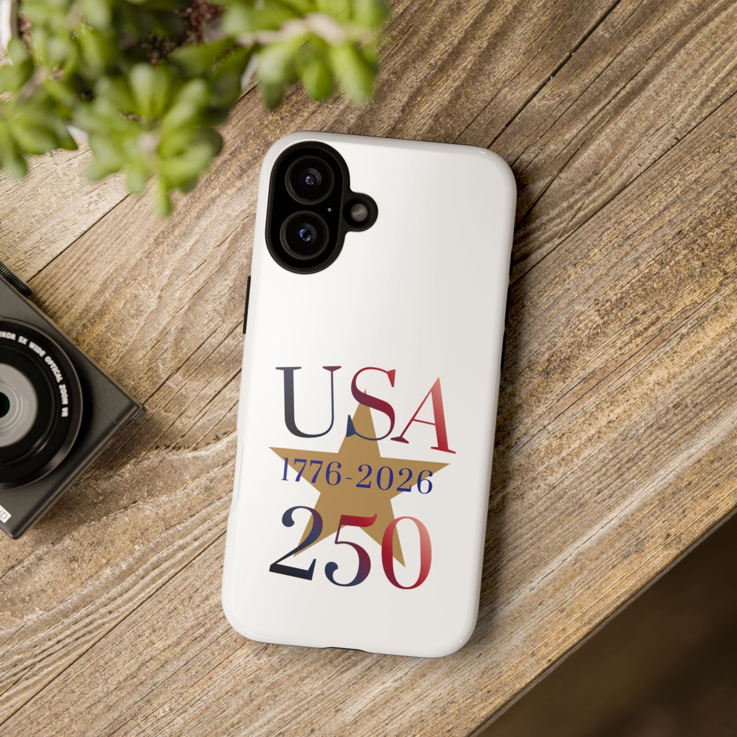 USA 250 Phone Case — 1776–2026 Bicentennial Celebration Protective Case