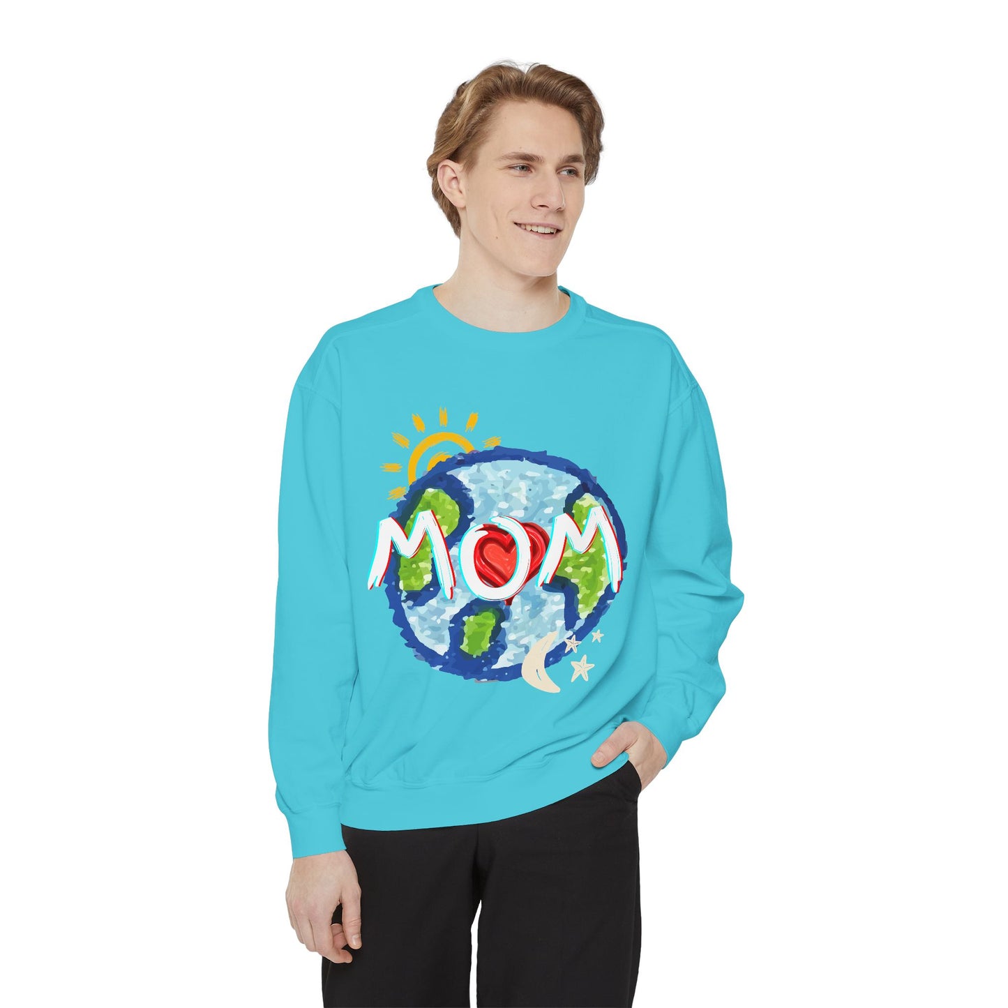 Mom’s World Graphic Unisex Sweatshirt for Mother’s Day