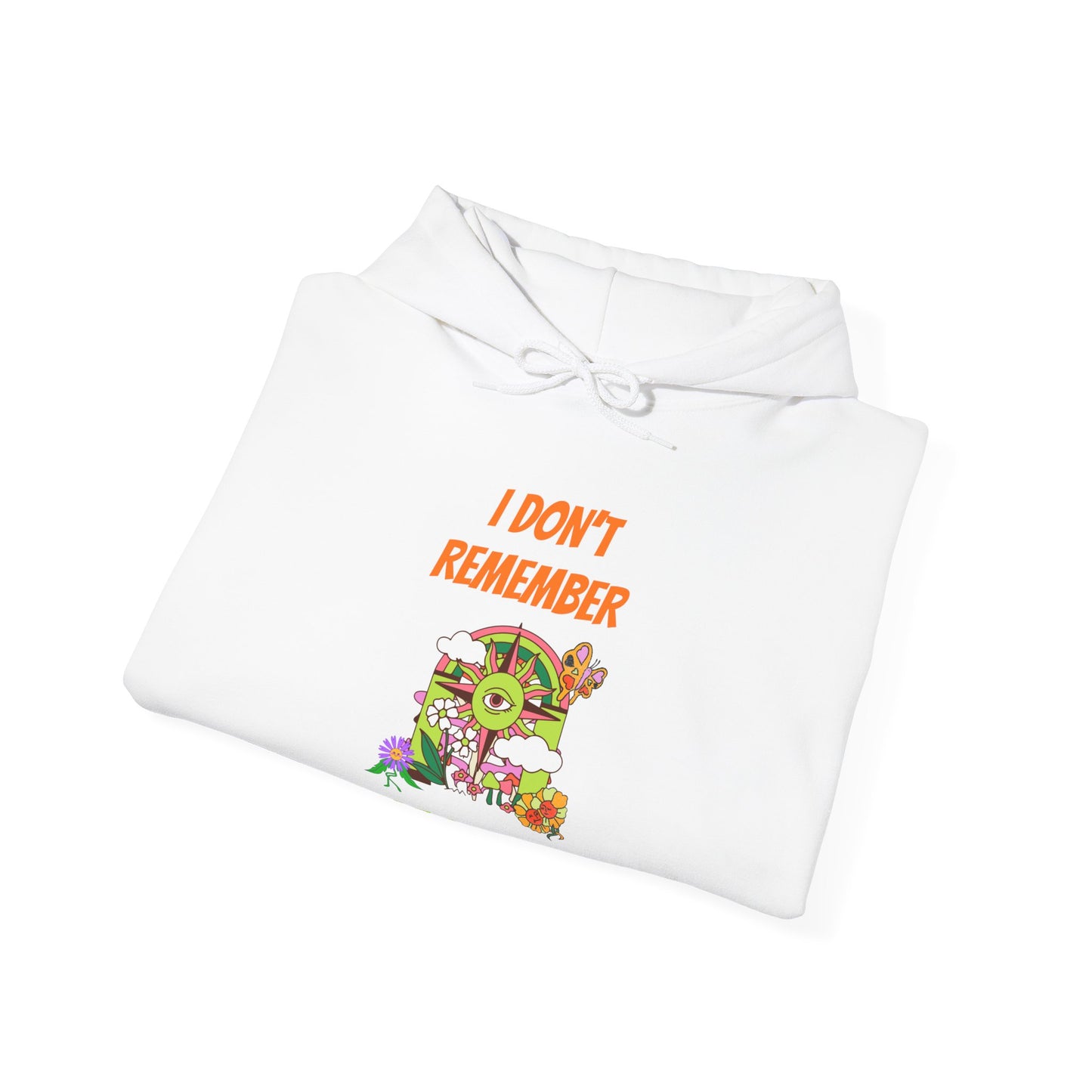 I Dont Remember Spacing Out Unisex Heavy Blend™ Hooded Sweatshirt, funny shirts, hoodies, gifts for friends, gender neutral, graphic art