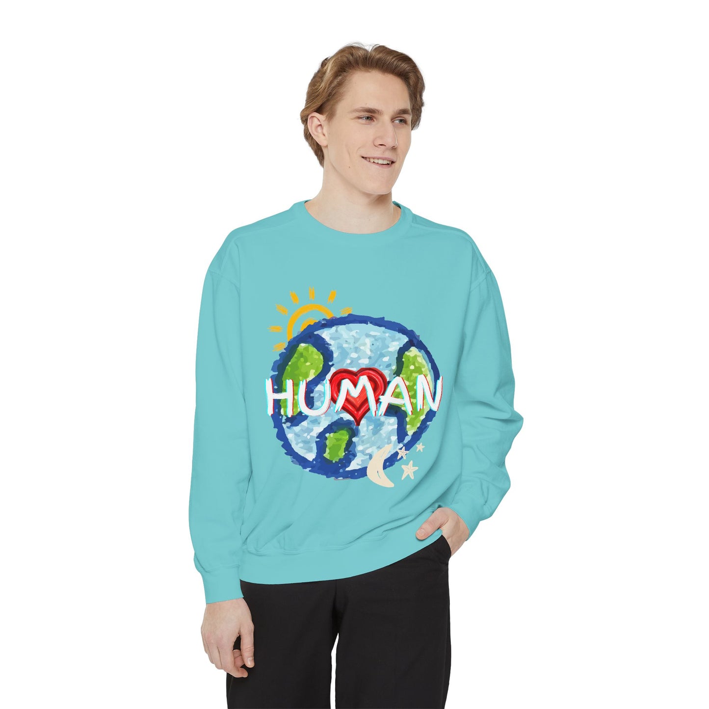 Human World Graphic Unisex Sweatshirt