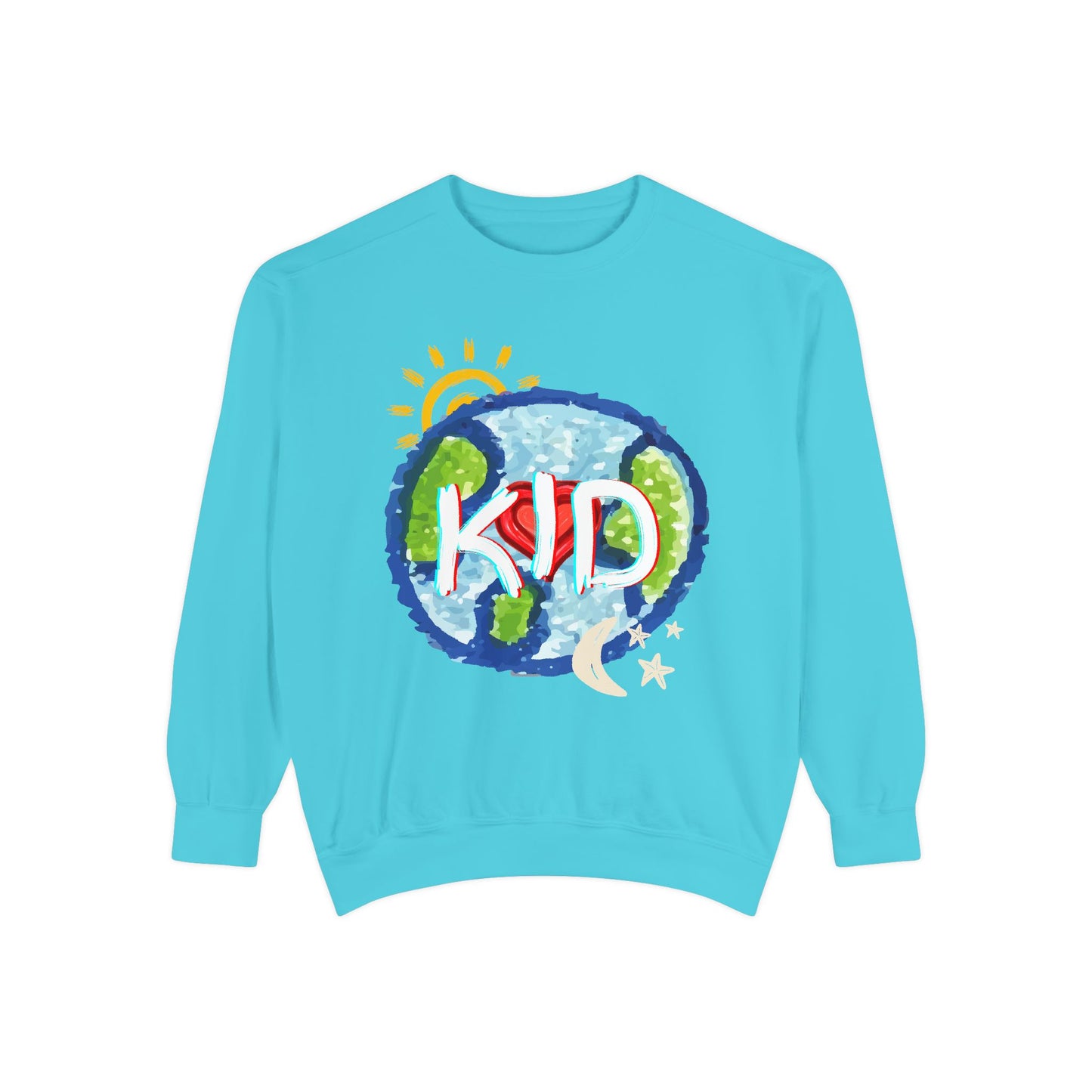 Kid World Graphic Unisex Sweatshirt