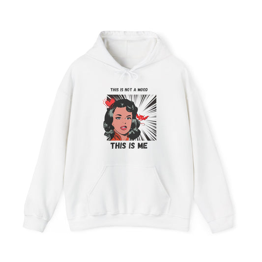 This Is Not A Mood Unisex Heavy Blend™ Hooded Sweatshirt, funny shirts, hoodies, gifts for women, graphic, personality, witty, sarcastic