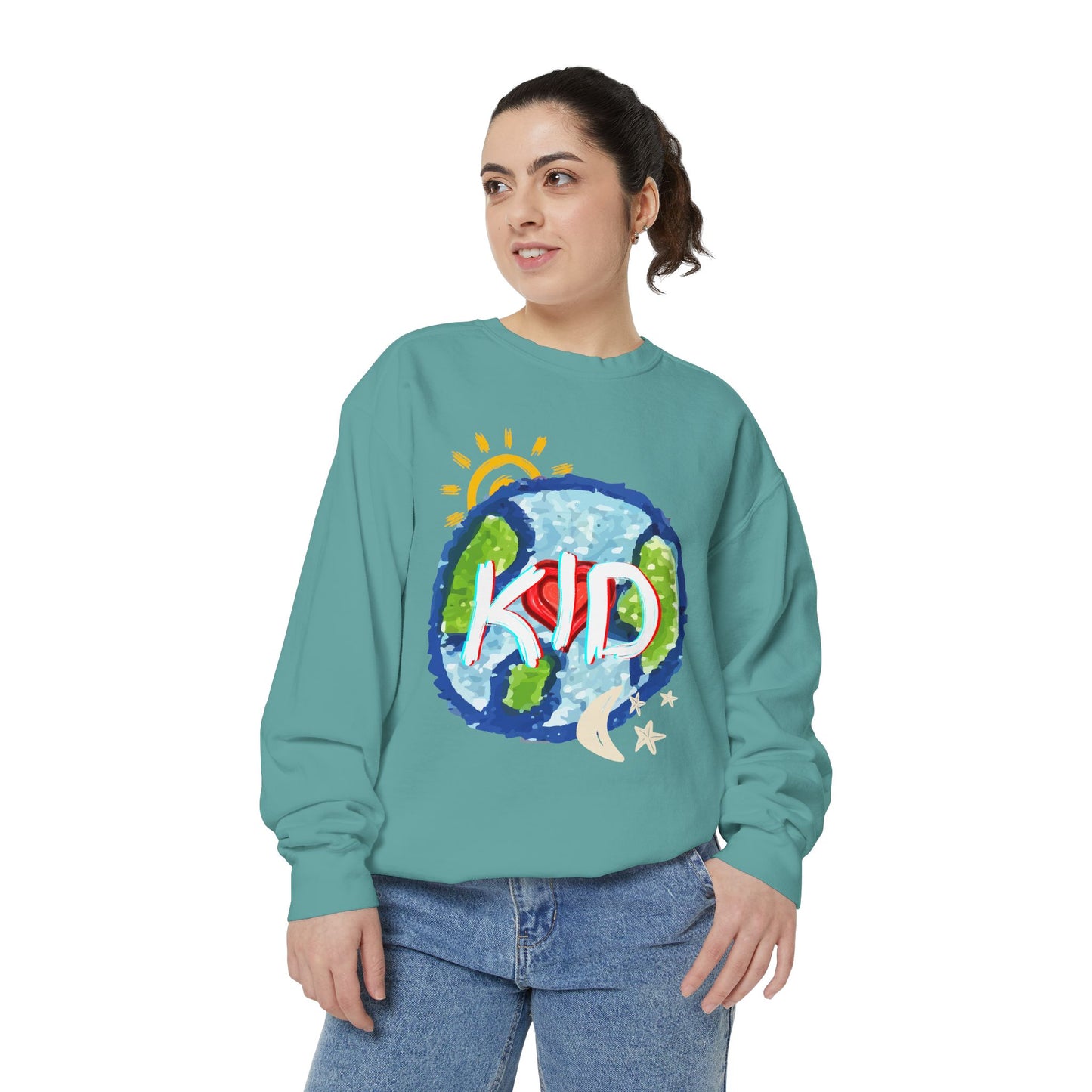 Kid World Graphic Unisex Sweatshirt