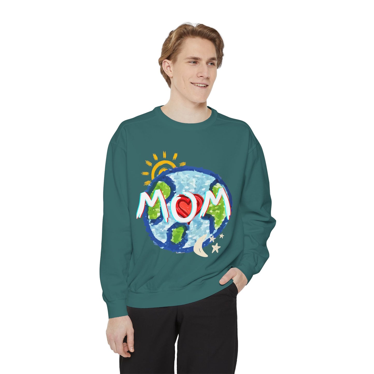 Mom’s World Graphic Unisex Sweatshirt for Mother’s Day