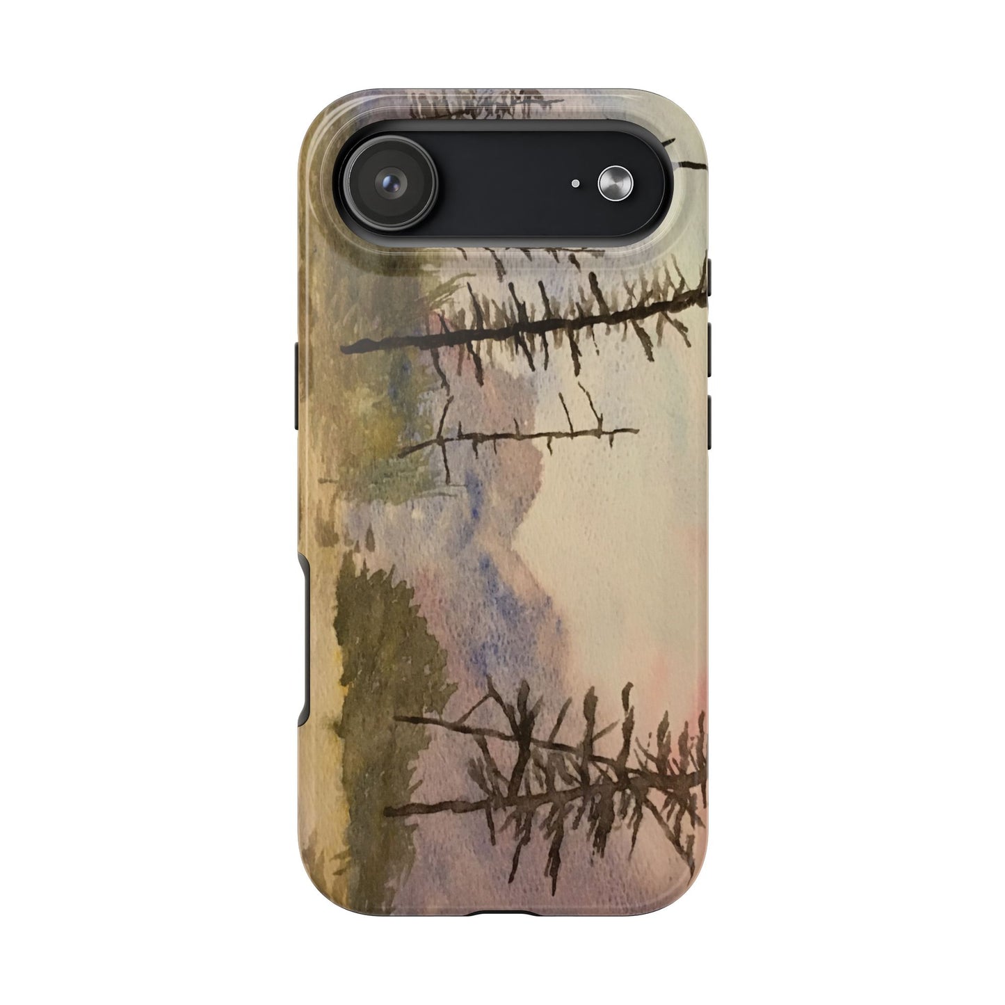 Glacier National Park After Fire Tough Phone Cases, iPhone & Samsung cases, wireless charging, mountains, nature, original artwork, gifts