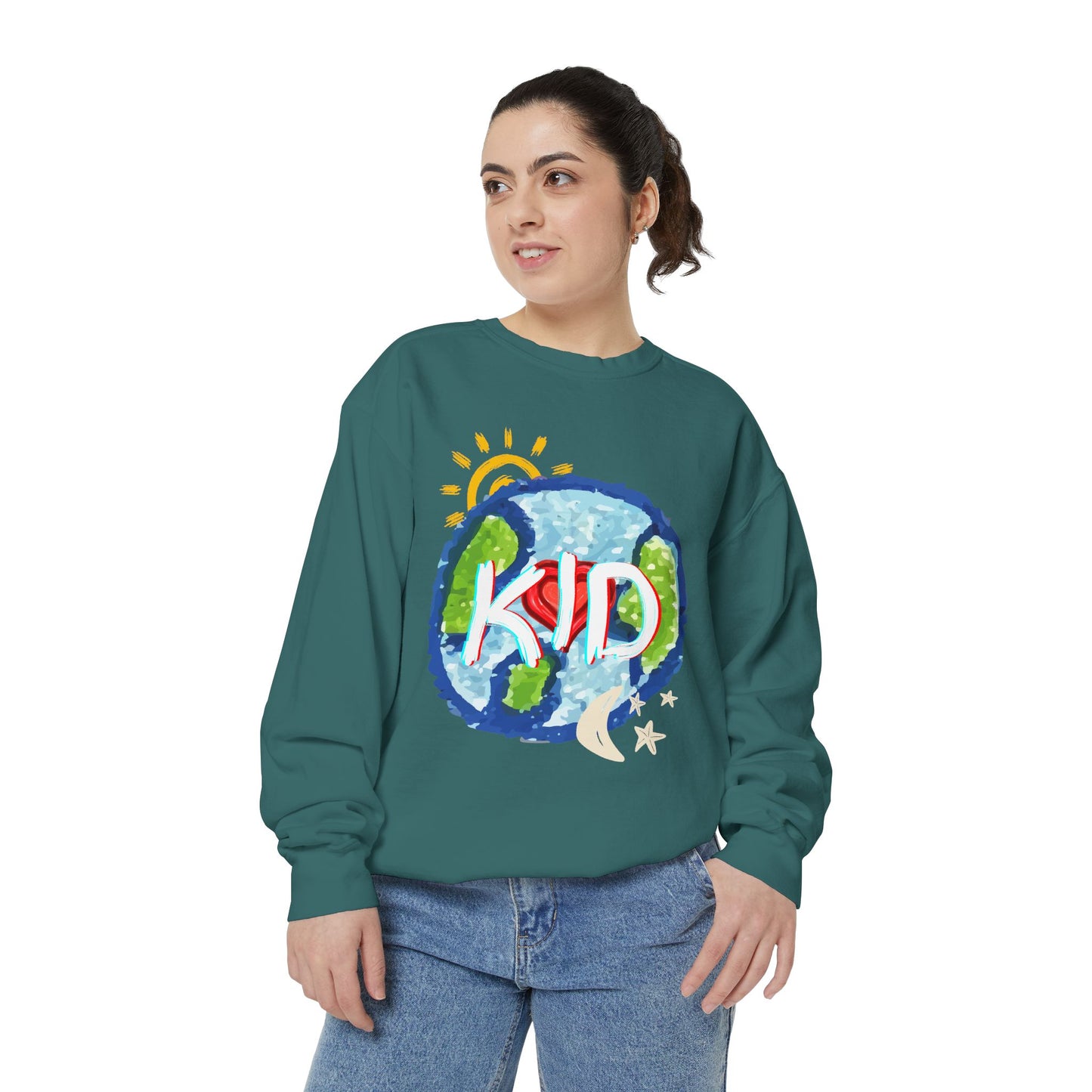 Kid World Graphic Unisex Sweatshirt