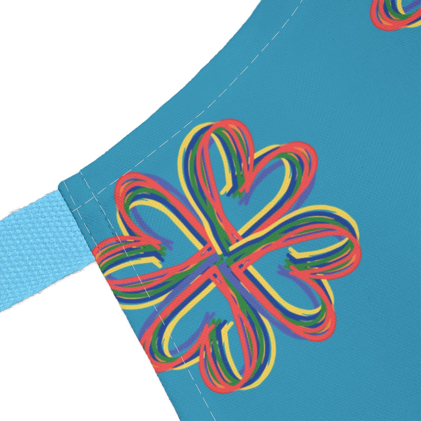Apron, Turquoise Floral Unisex Chefs Apron, Grilling Cooking Kitchen Gender Neutral Gifts Women Men Friends Teens Birthday Christmas