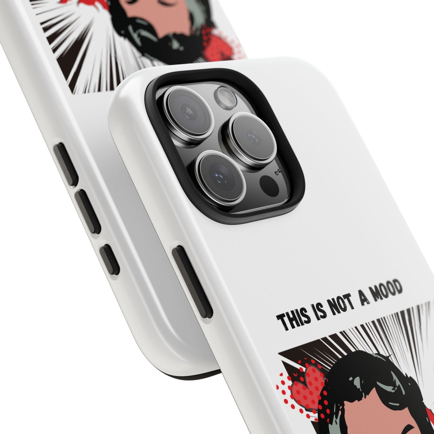 This is Not a Mood Tough Phone Cases, iPhone & Samsung cases, wireless charging, attitude, snarky, fun, gifts for women, gifts for friends